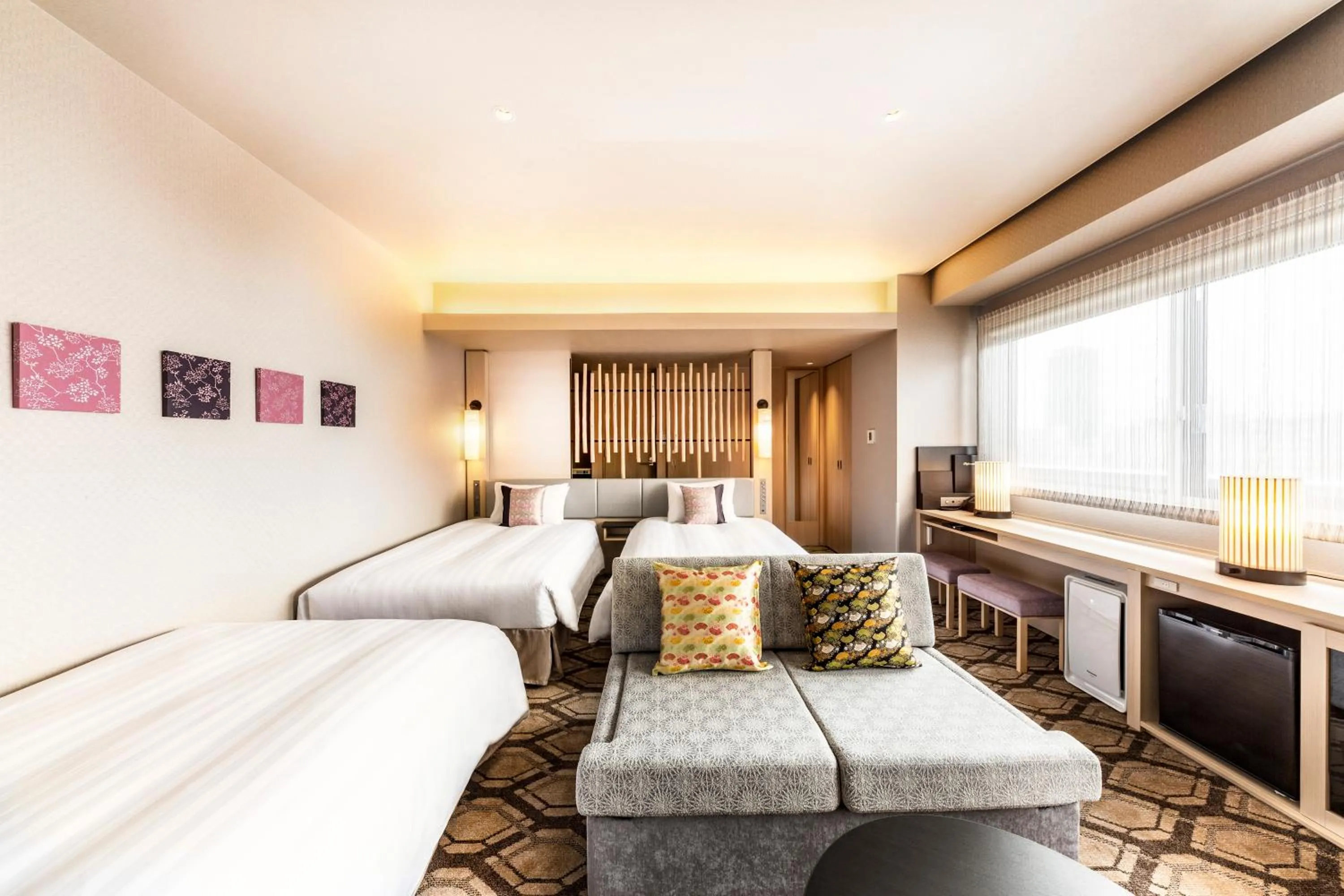 Bed in Hotel Hanshin Annex Osaka