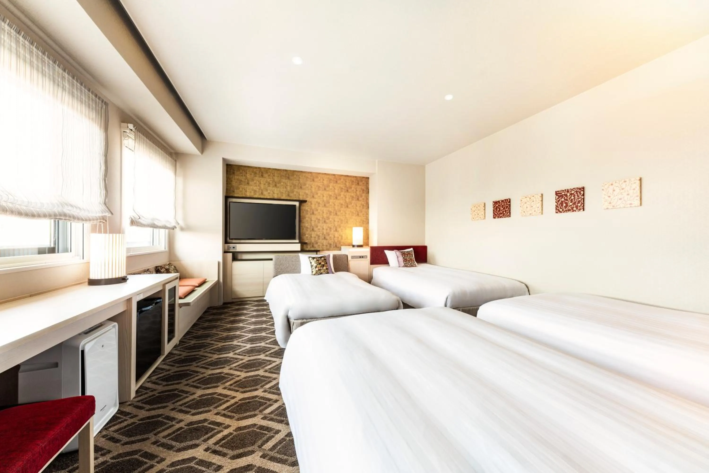 Bed in Hotel Hanshin Annex Osaka