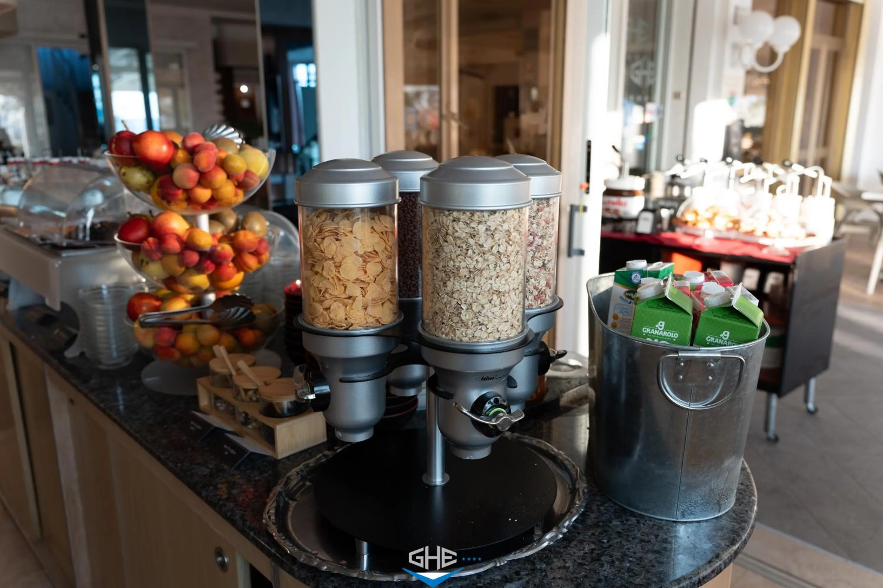 Buffet breakfast in Grand Hotel Excelsior