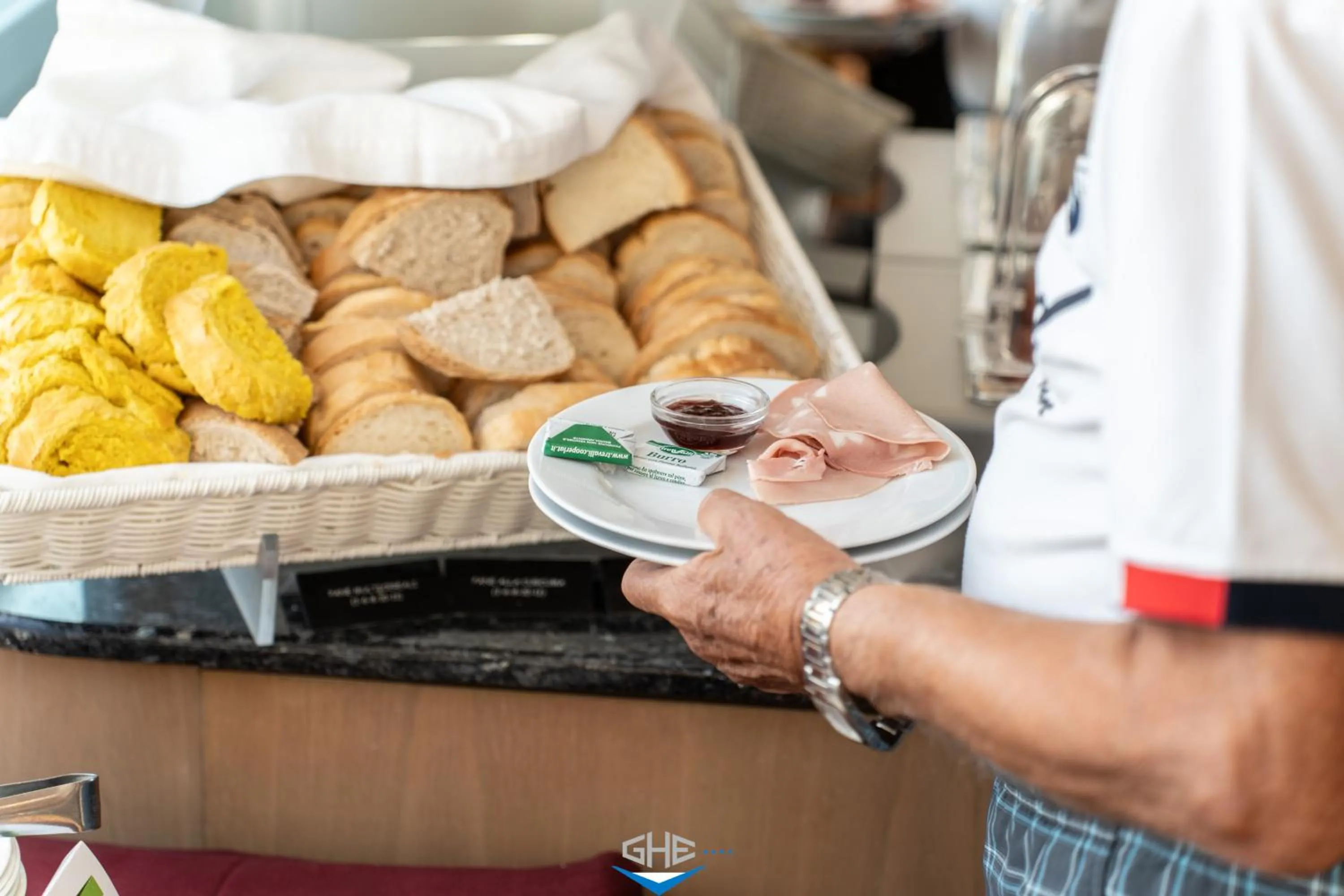 Buffet breakfast in Grand Hotel Excelsior