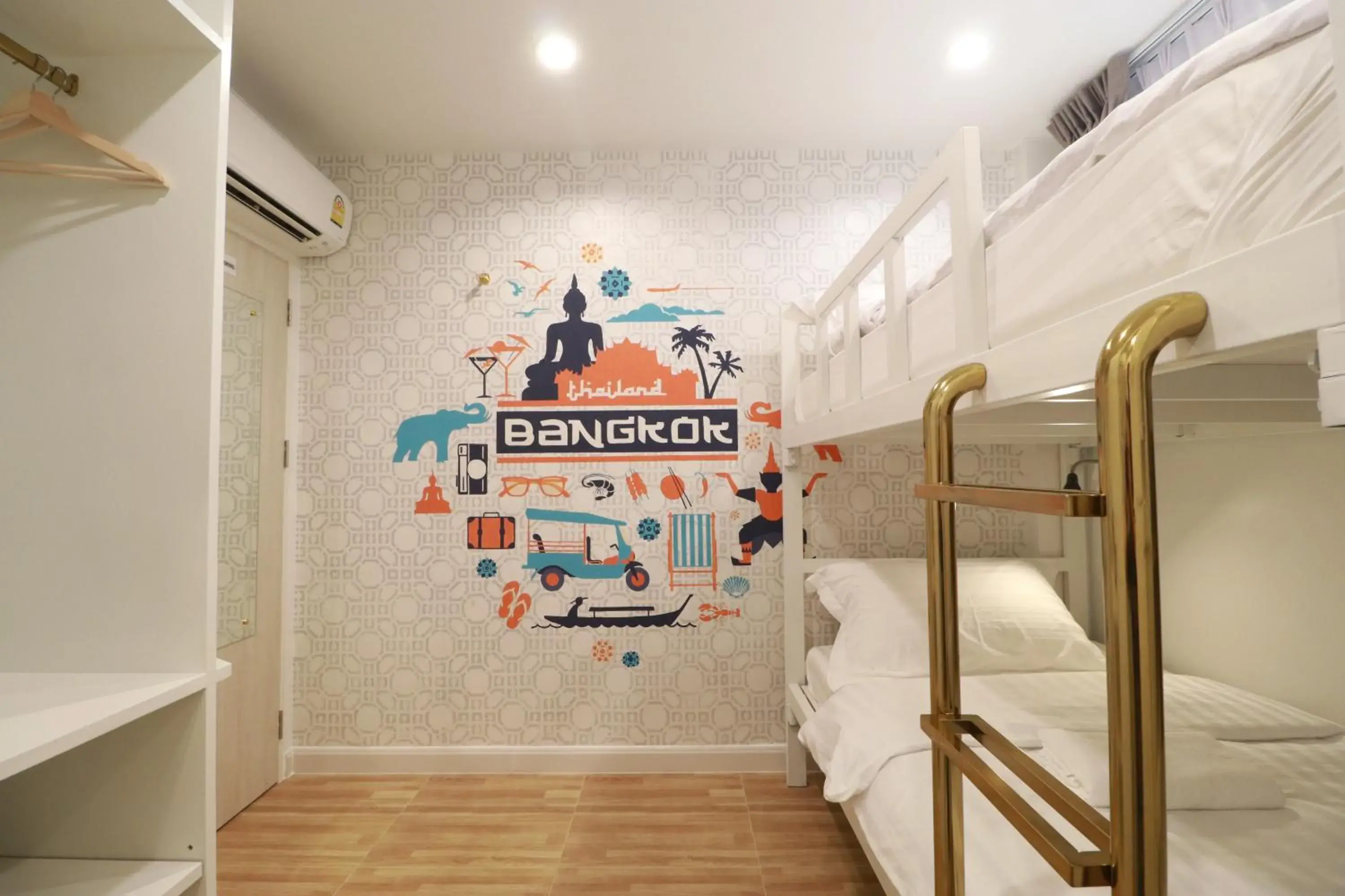 Twin Room with Private Bathroom - No Window (Bunk Bed) in The LOL Elephant Hostel Twin Room with Private Bathroom - No Window (Bunk Bed) in The LOL Elephant Hostel