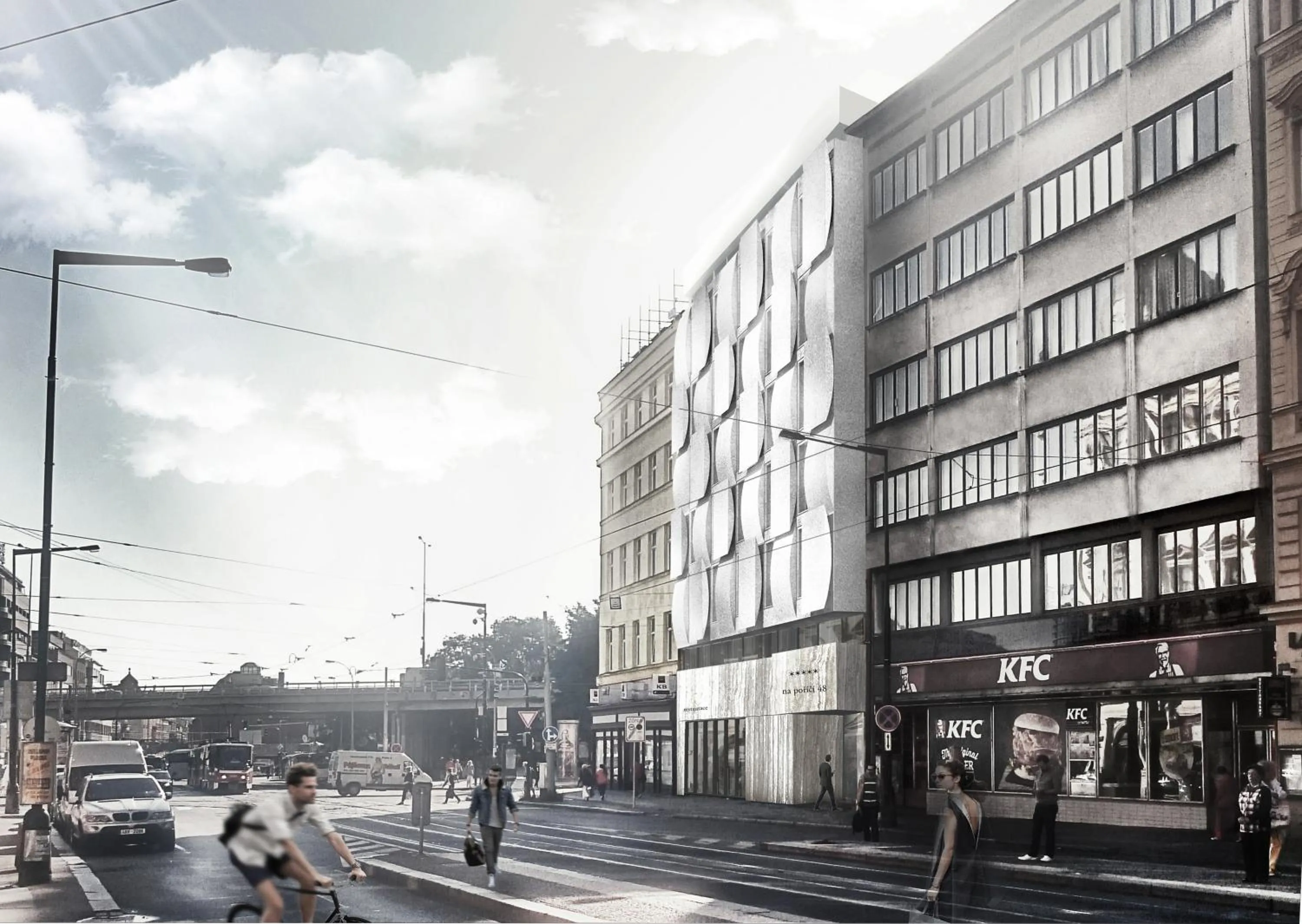 Facade/entrance in Urban Creme