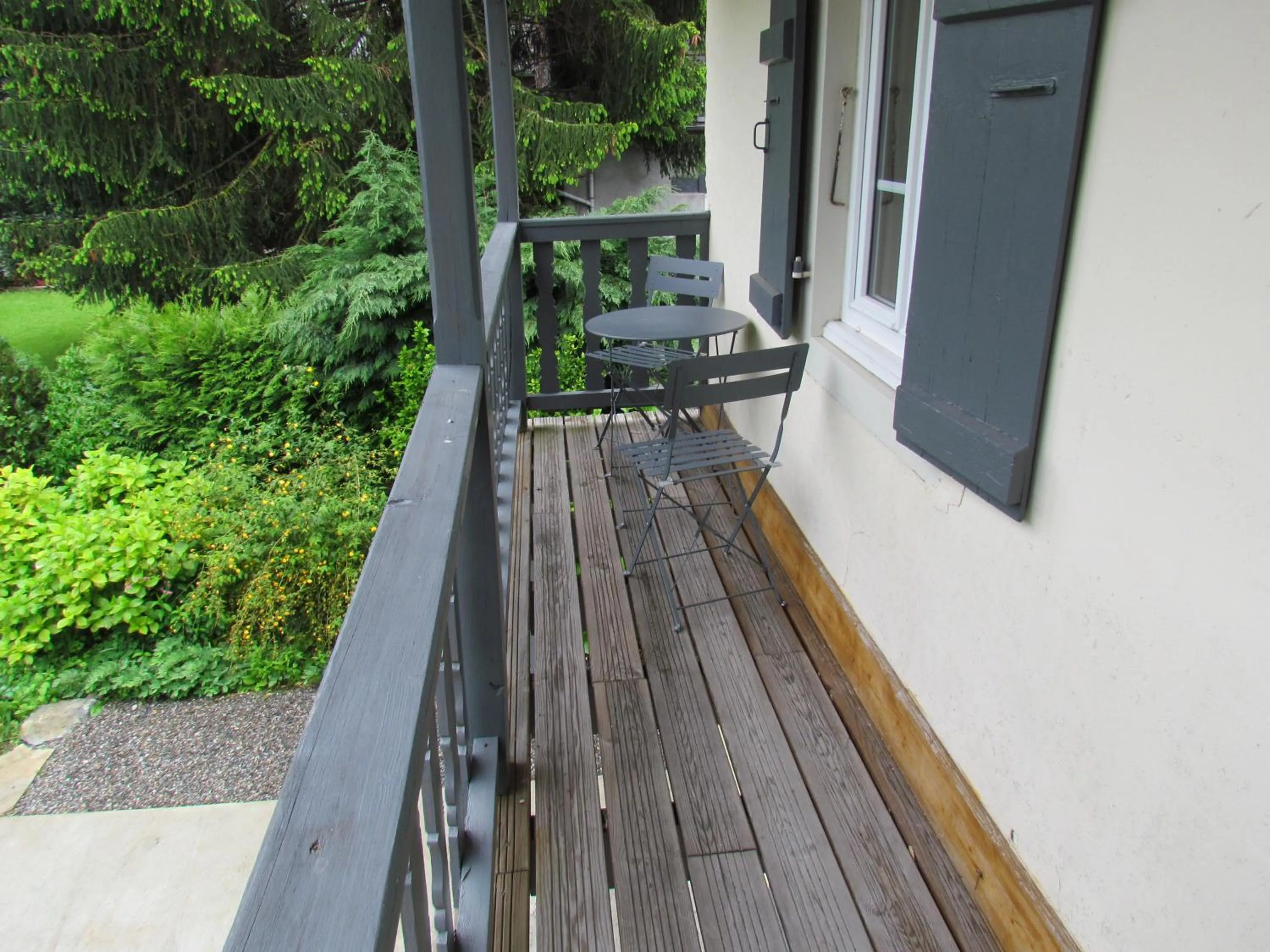 Balcony/Terrace in Le domaine des 3 marmottes Chambres d' hôtes