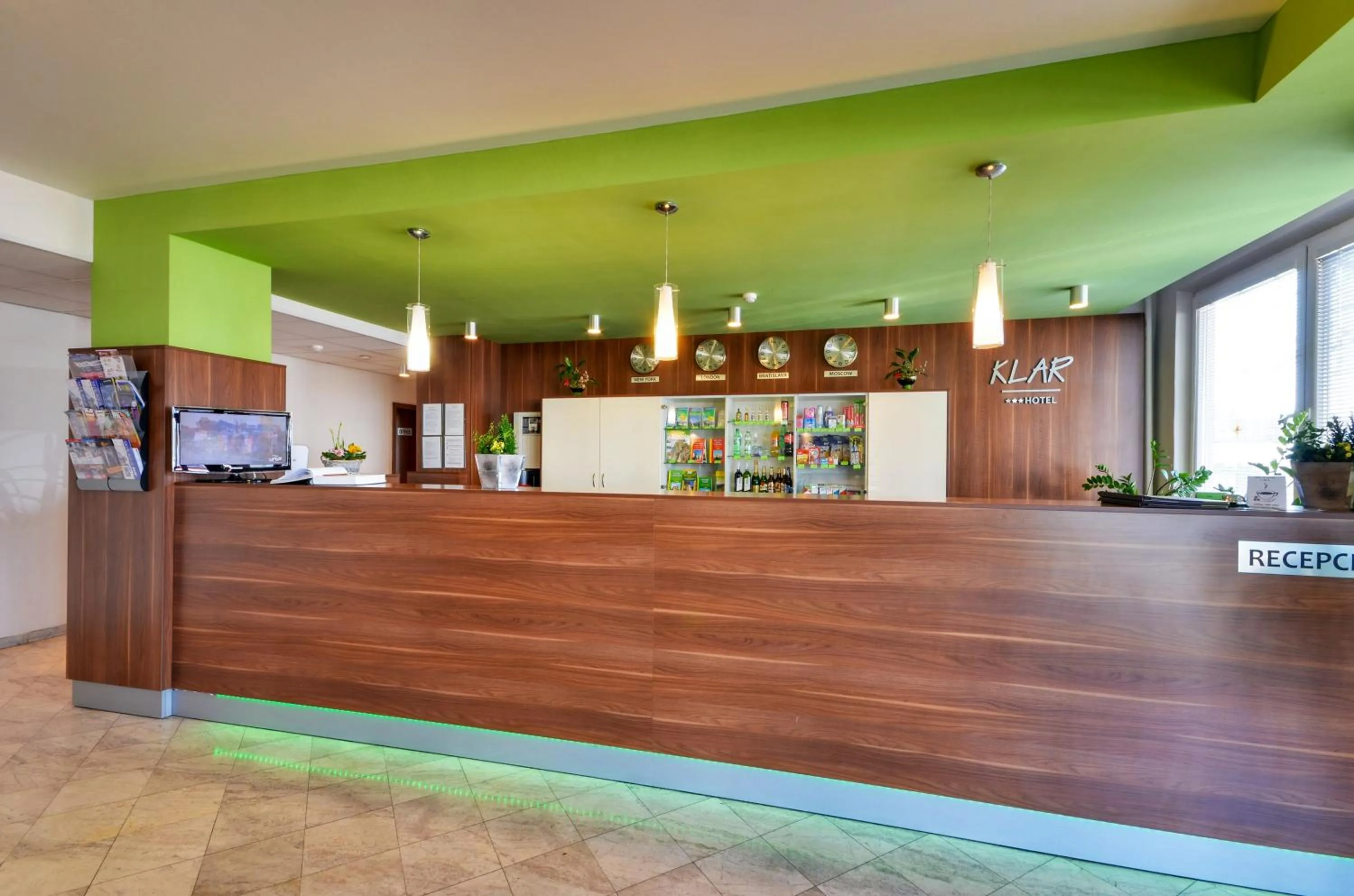 Lobby or reception in Hotel Klar