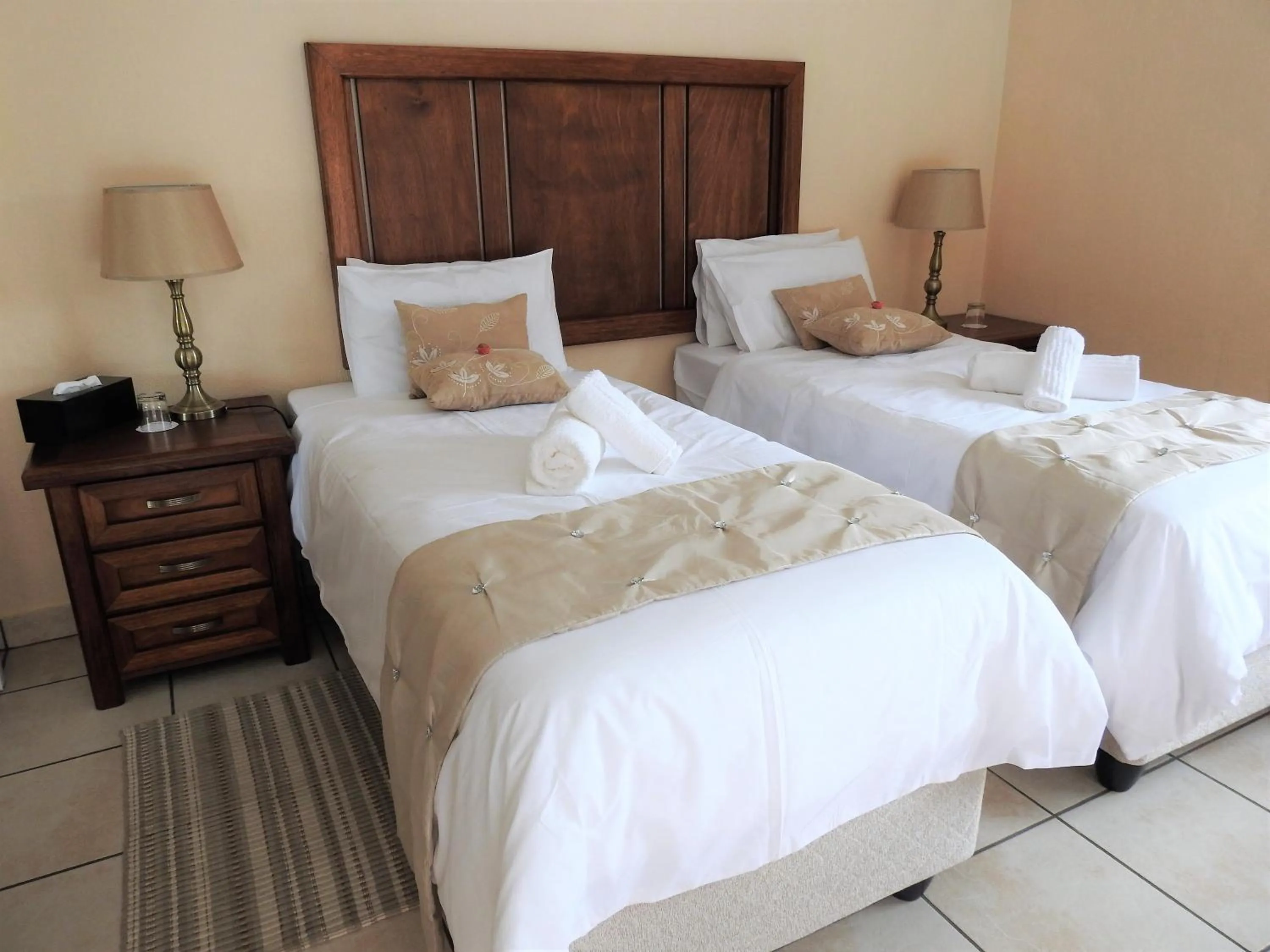 Bed in Ubuntu Bed and Breakfast