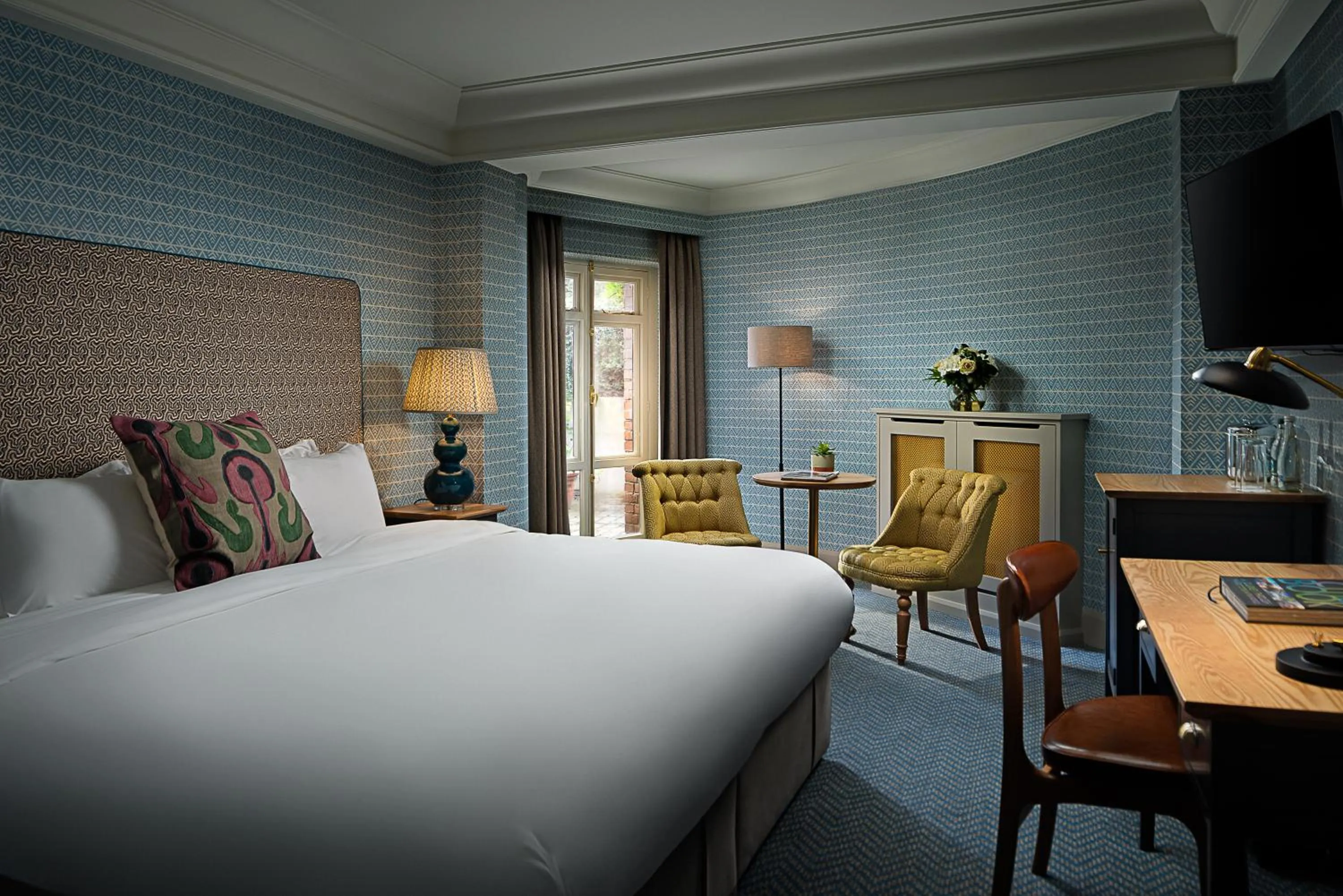 Bedroom, Bed in Schoolhouse Hotel