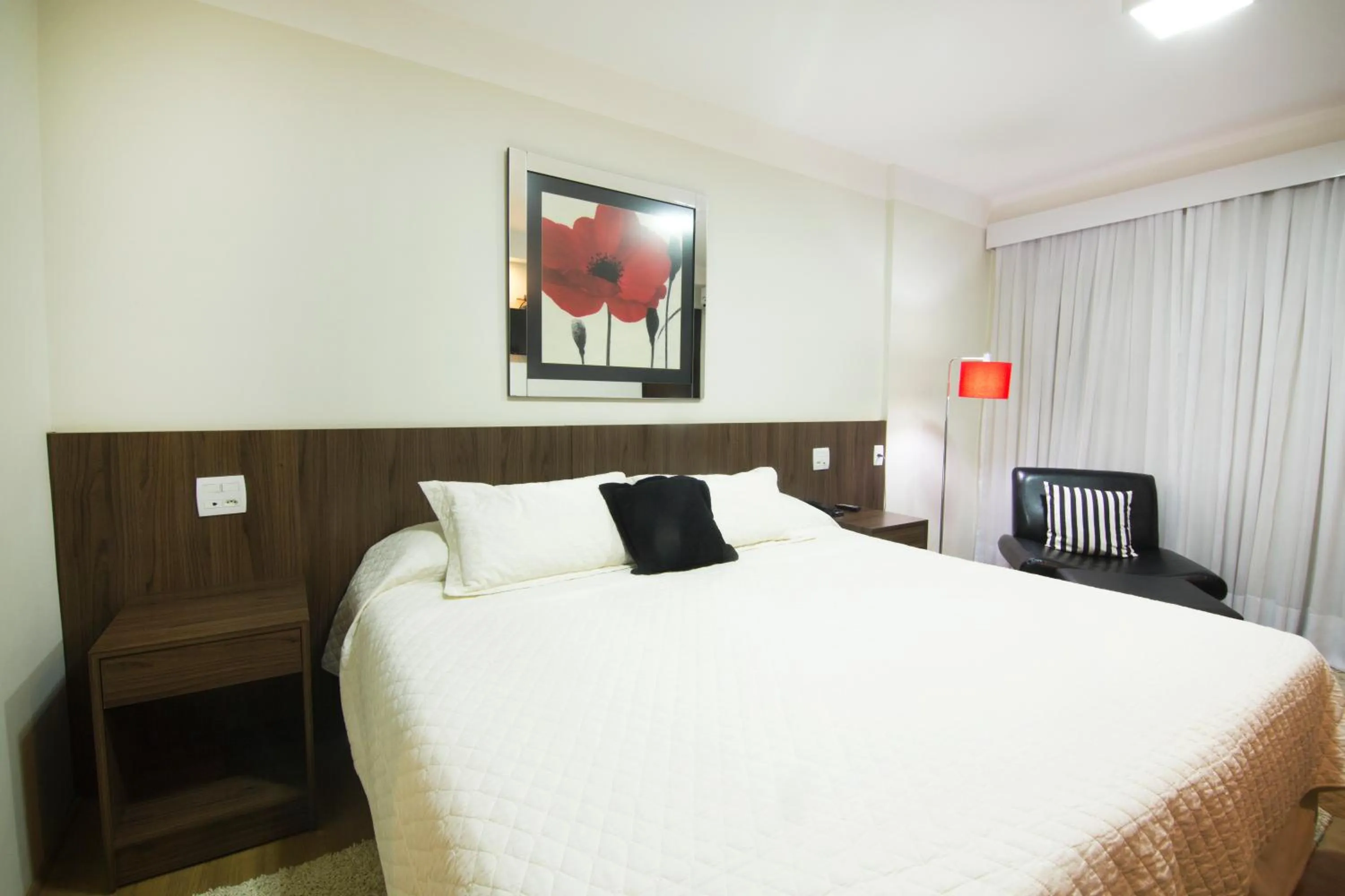 Bed in JR Hotel Ribeirão Preto