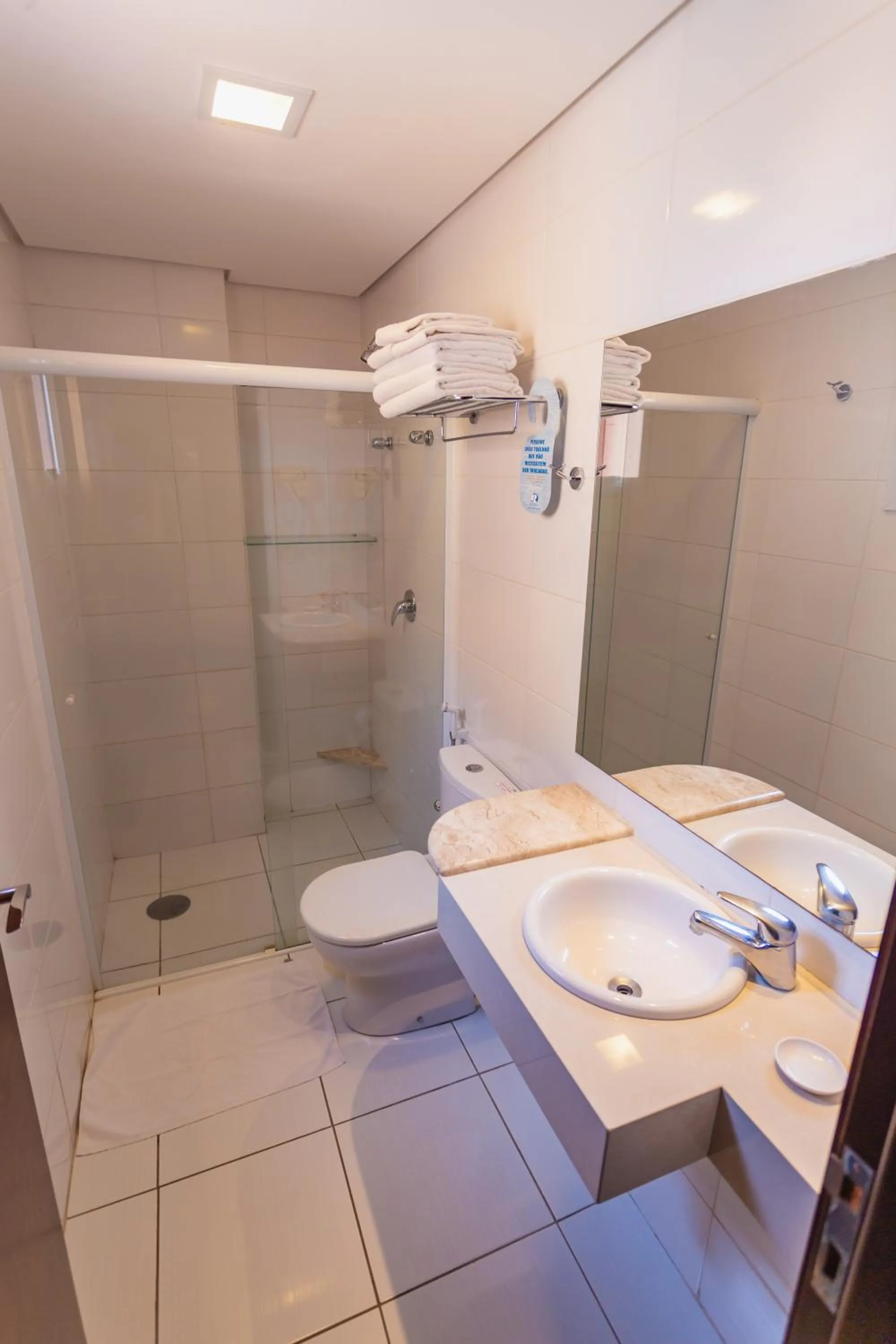 Bathroom in JR Hotel Ribeirão Preto