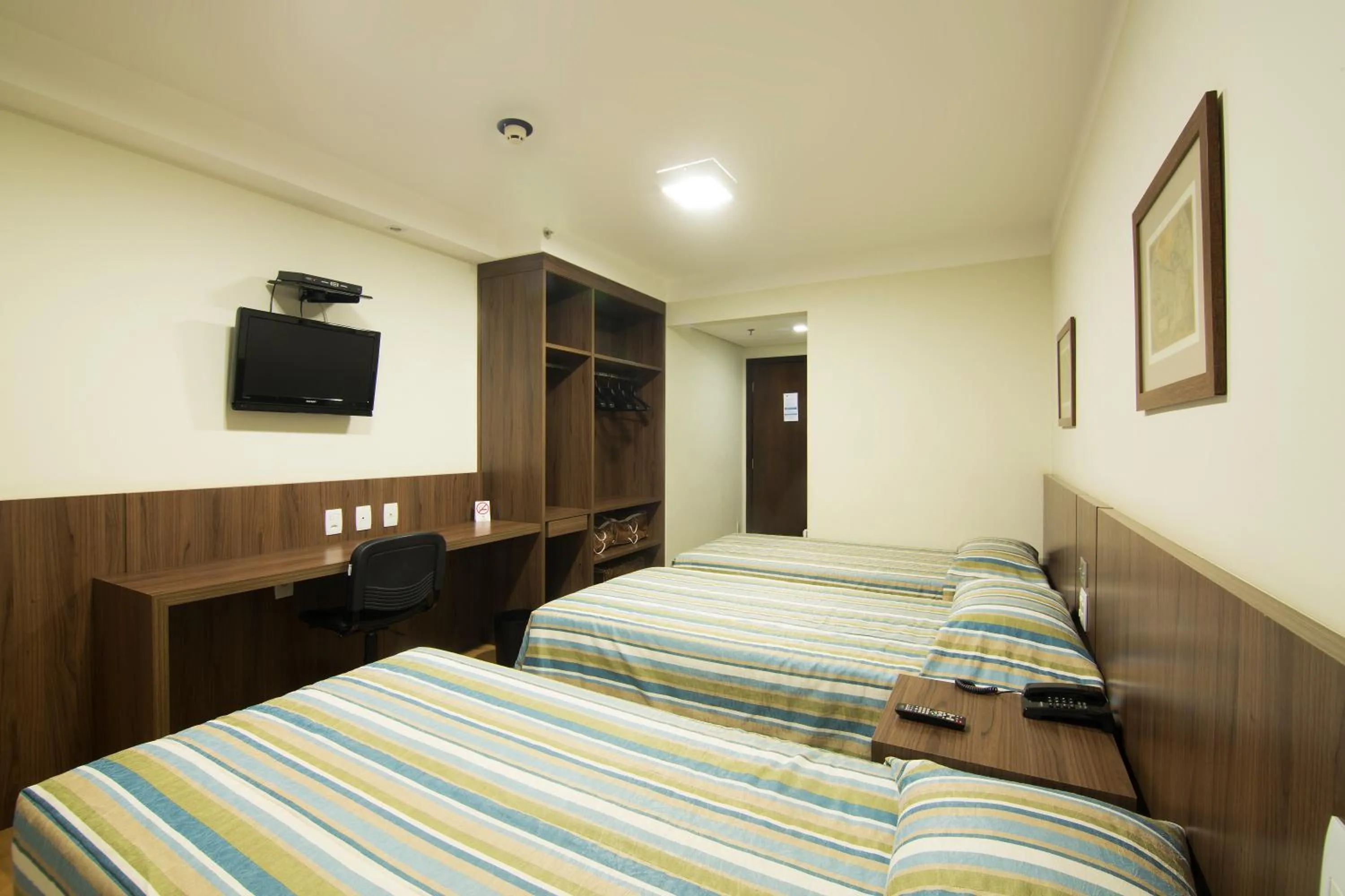 Bed in JR Hotel Ribeirão Preto