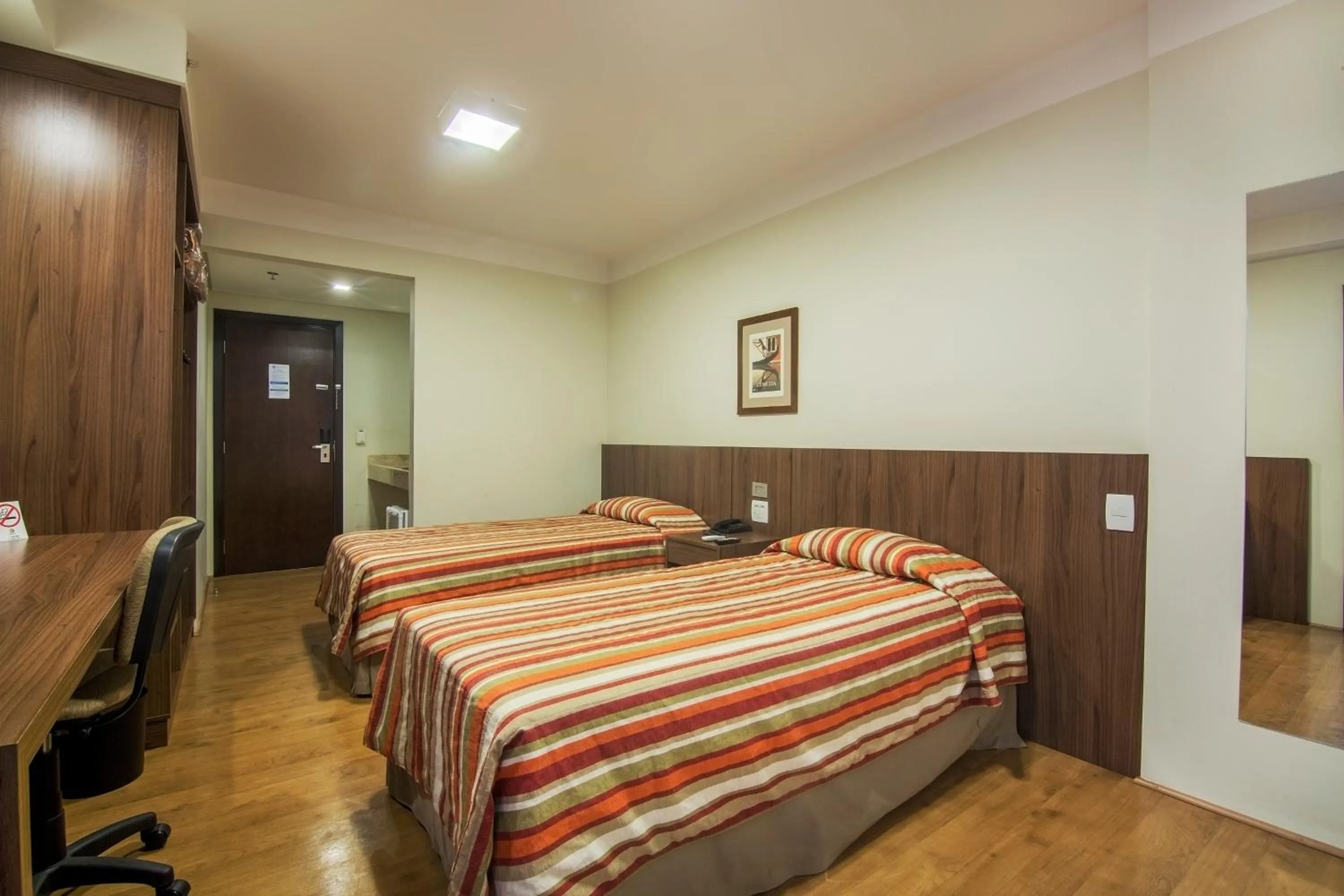 Bed in JR Hotel Ribeirão Preto