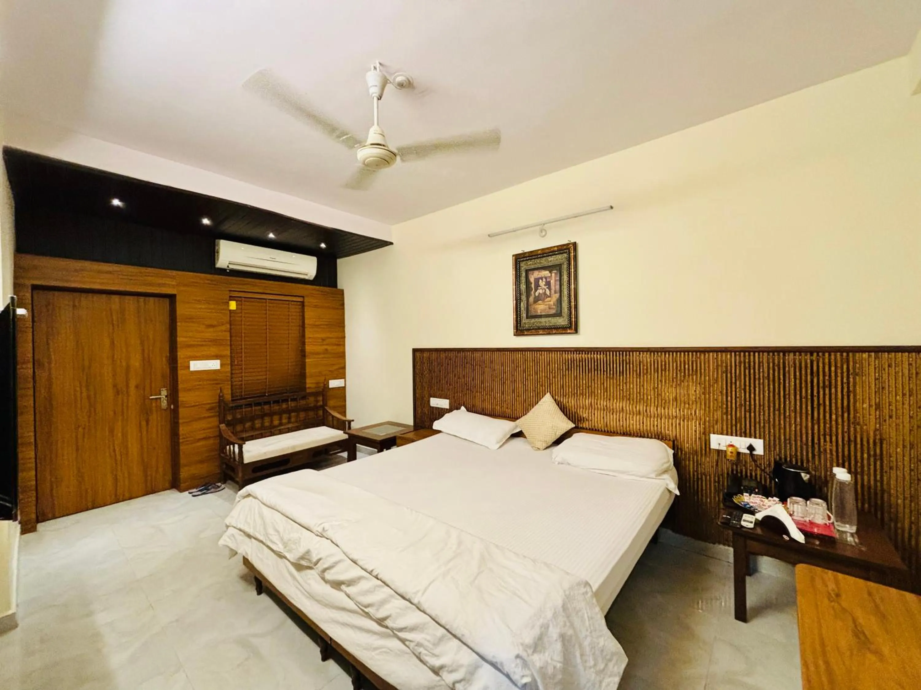 Bed in Royal Palms Luxury Service Apartment