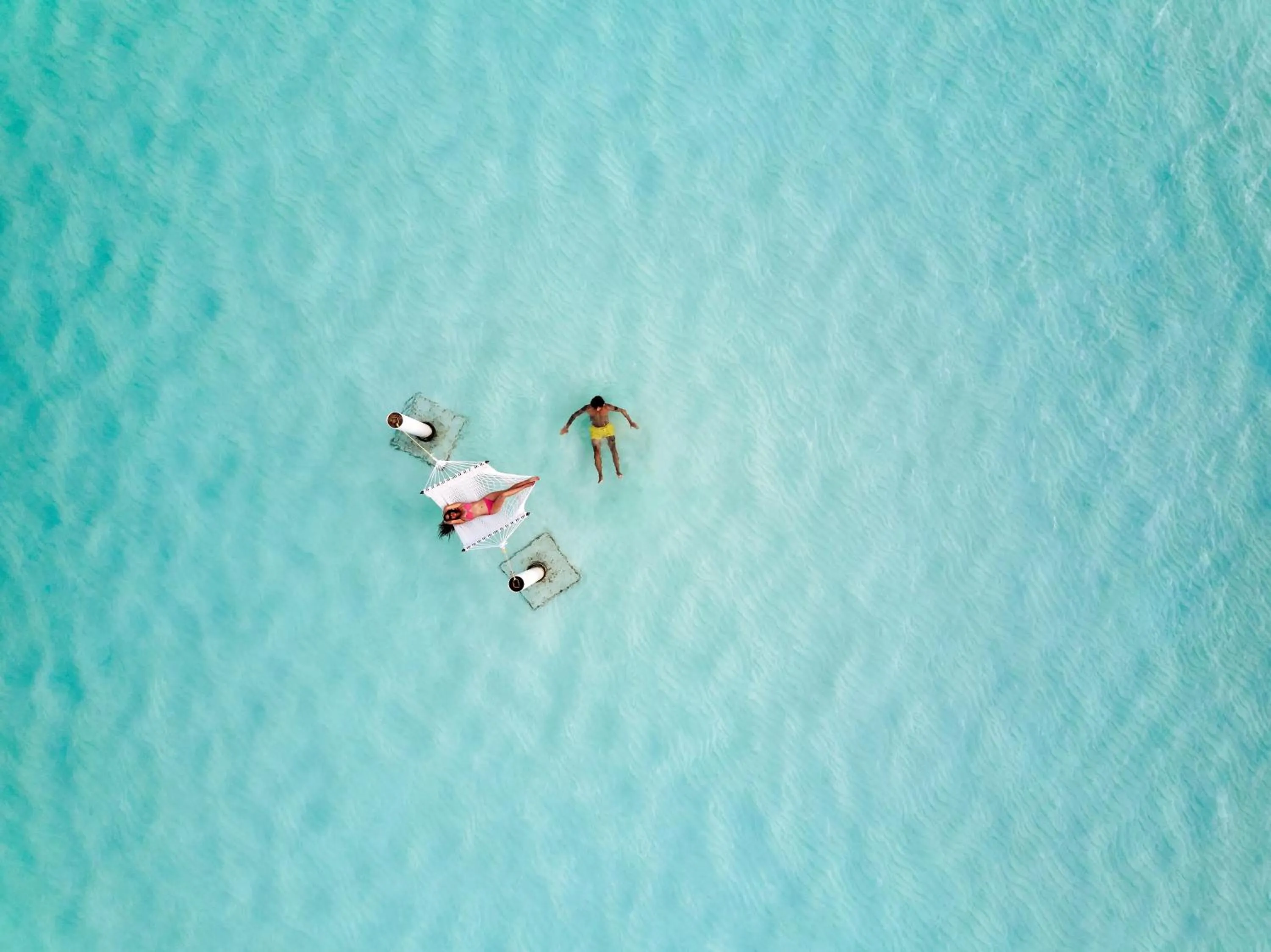 Bird's eye view in The Standard, Huruvalhi Maldives