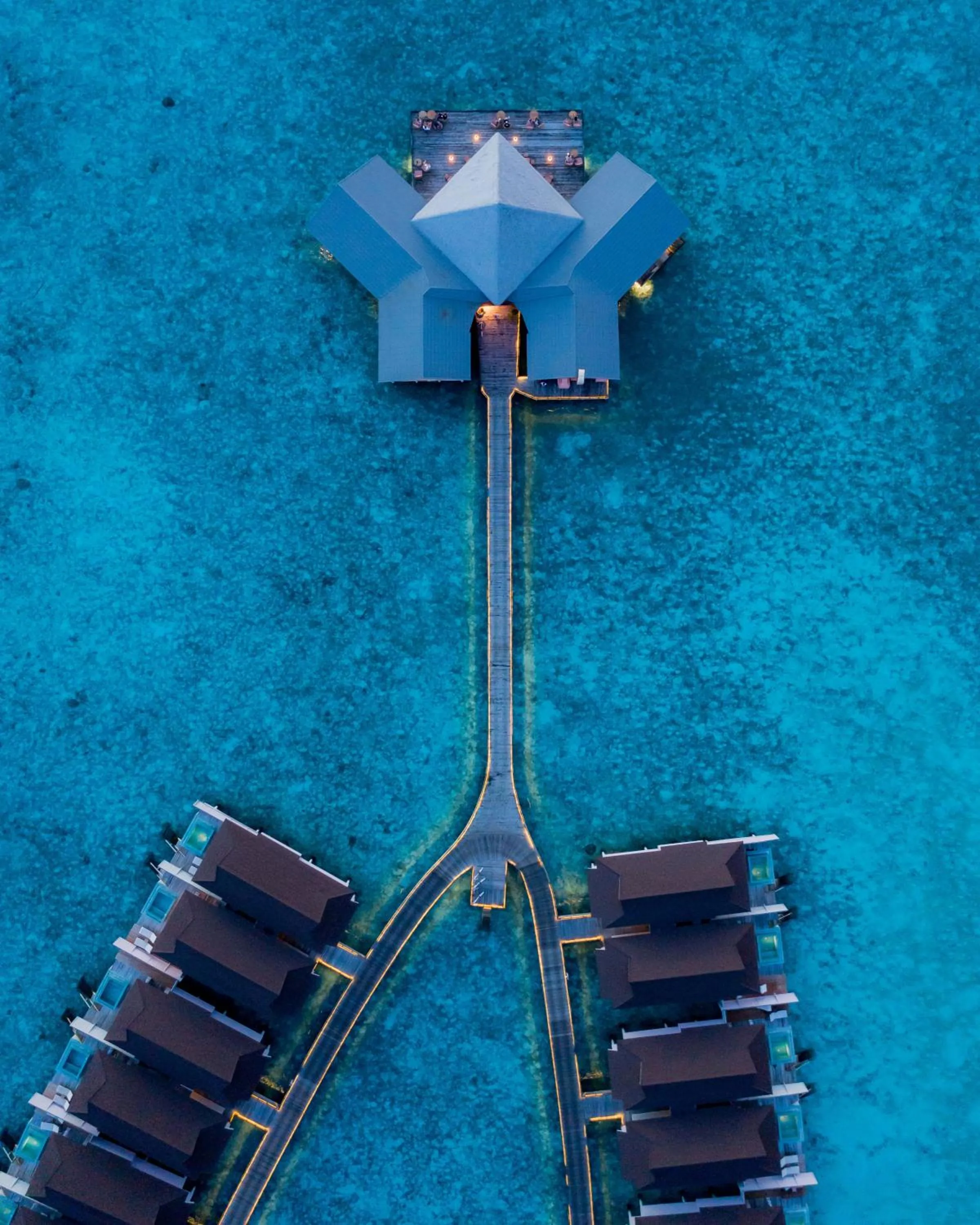 Bird's eye view in The Standard, Huruvalhi Maldives