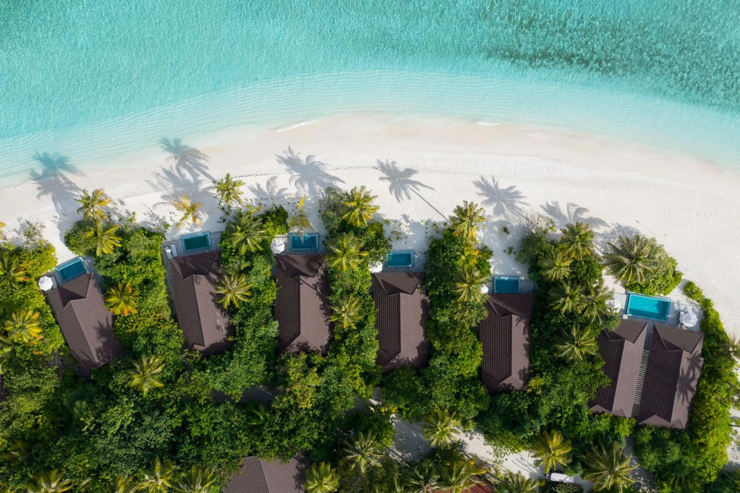 Bird's eye view in The Standard, Huruvalhi Maldives