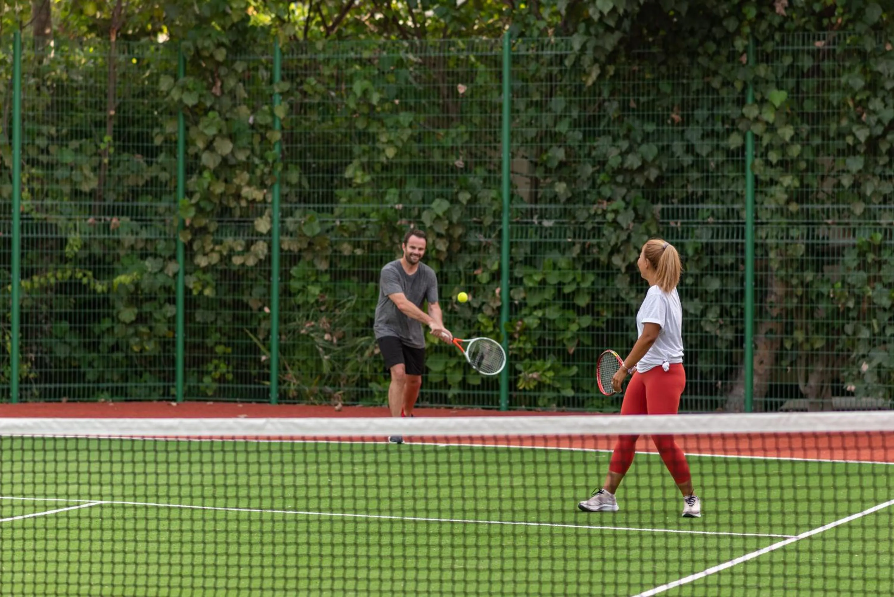 Tennis court in The Standard, Huruvalhi Maldives