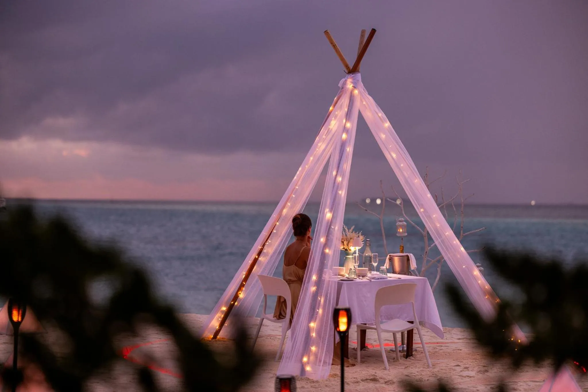 Dinner in The Standard, Huruvalhi Maldives