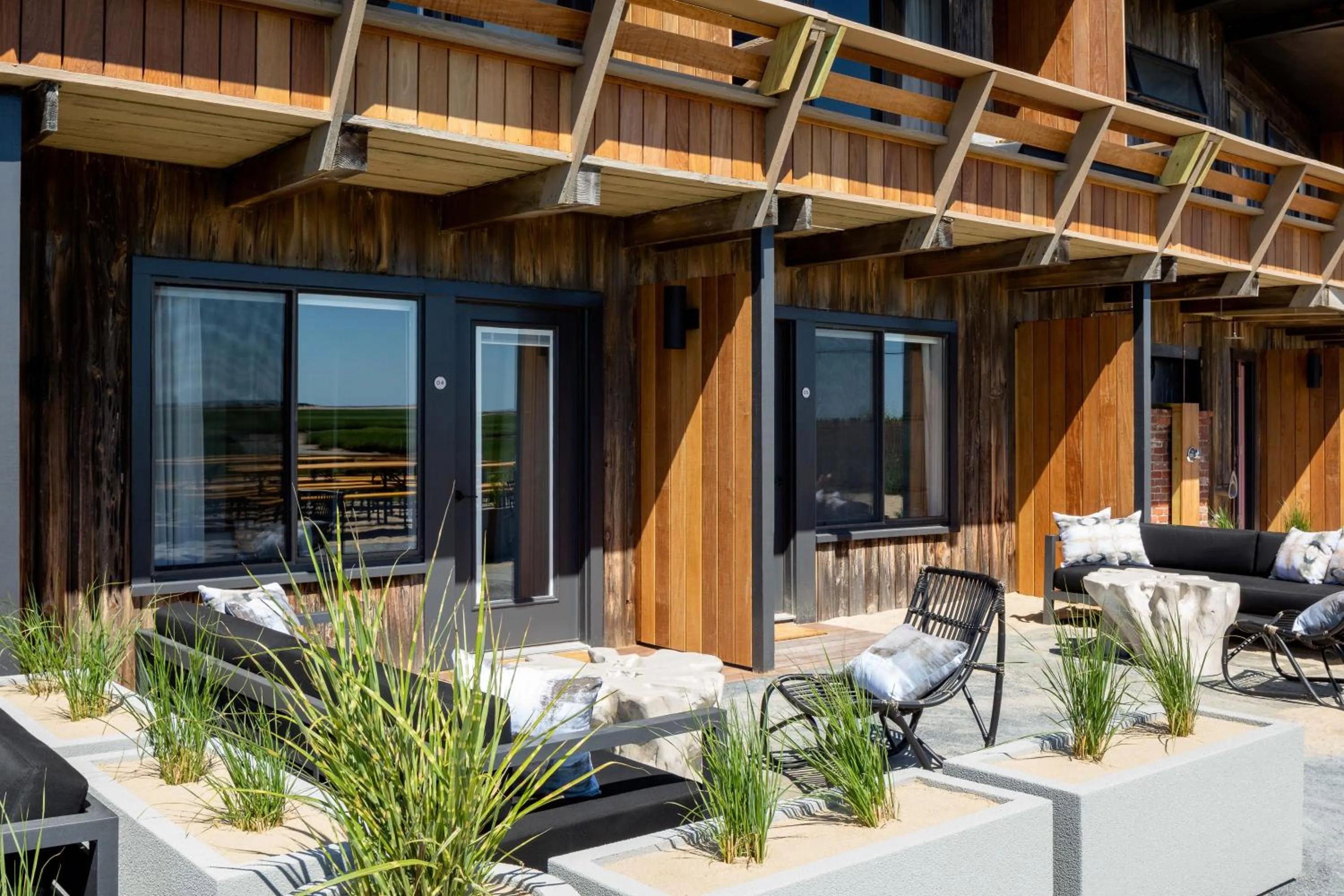 Patio in AWOL Hotel Provincetown