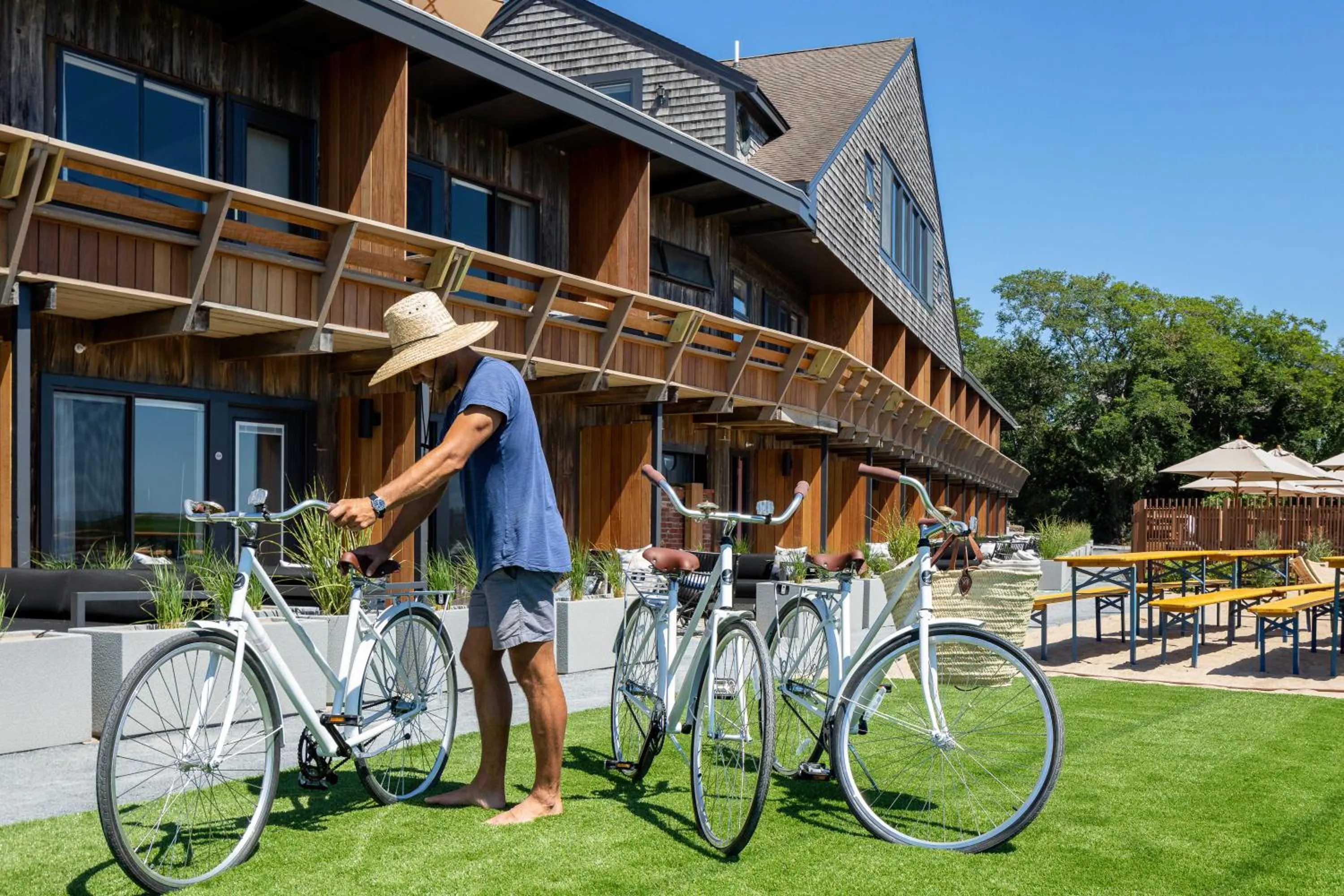 Patio in AWOL Hotel Provincetown