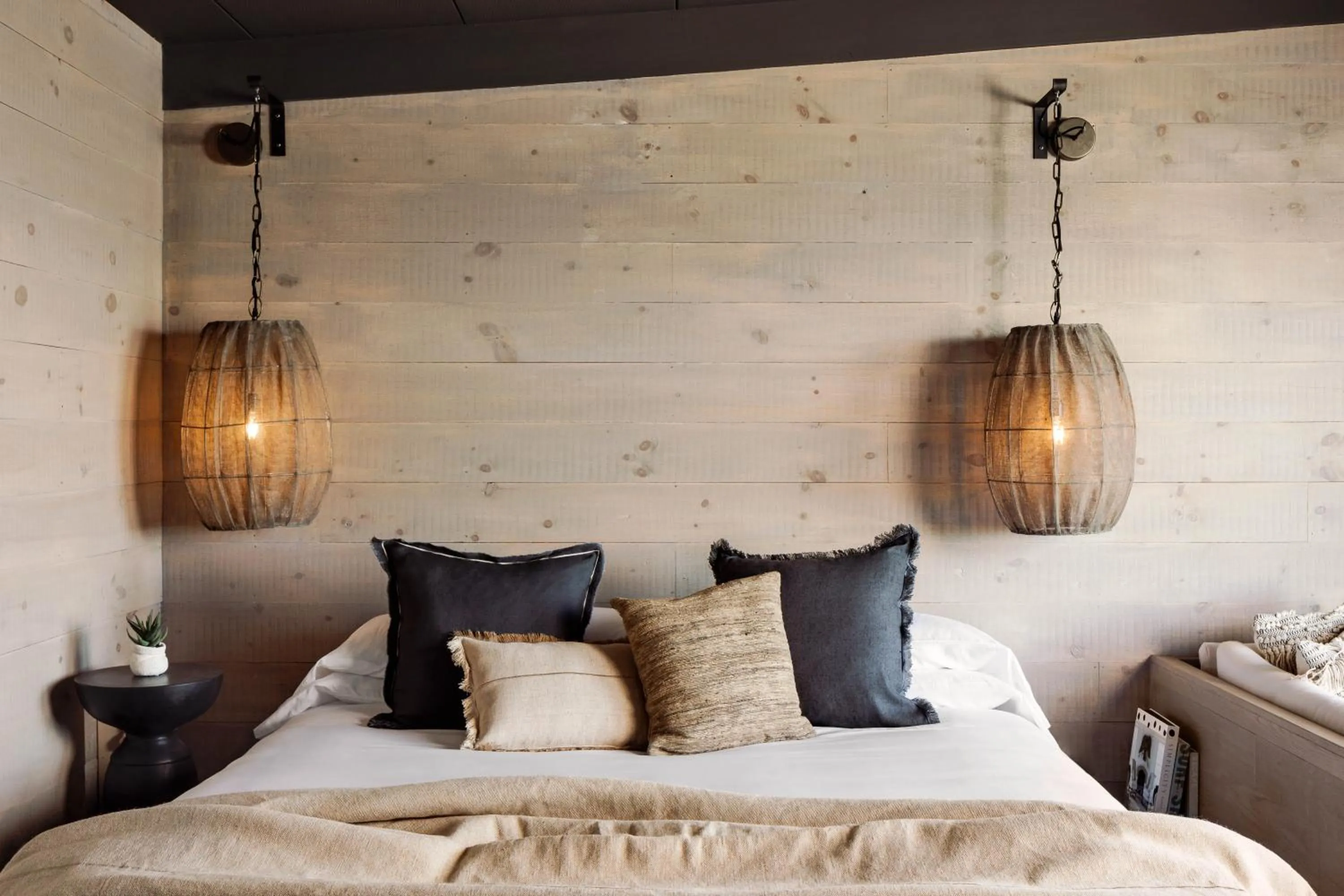 Bed in AWOL Hotel Provincetown