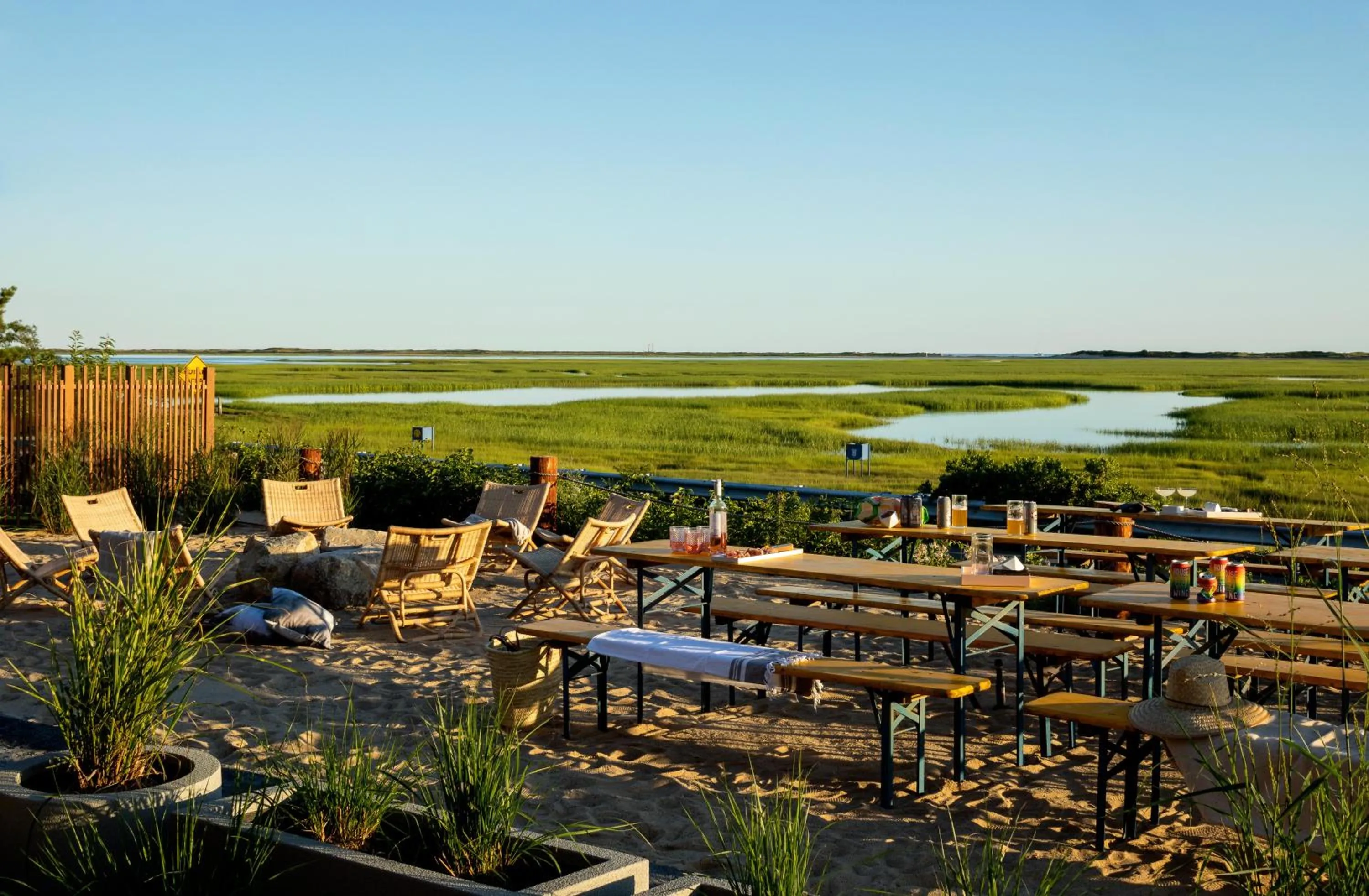 Patio in AWOL Hotel Provincetown