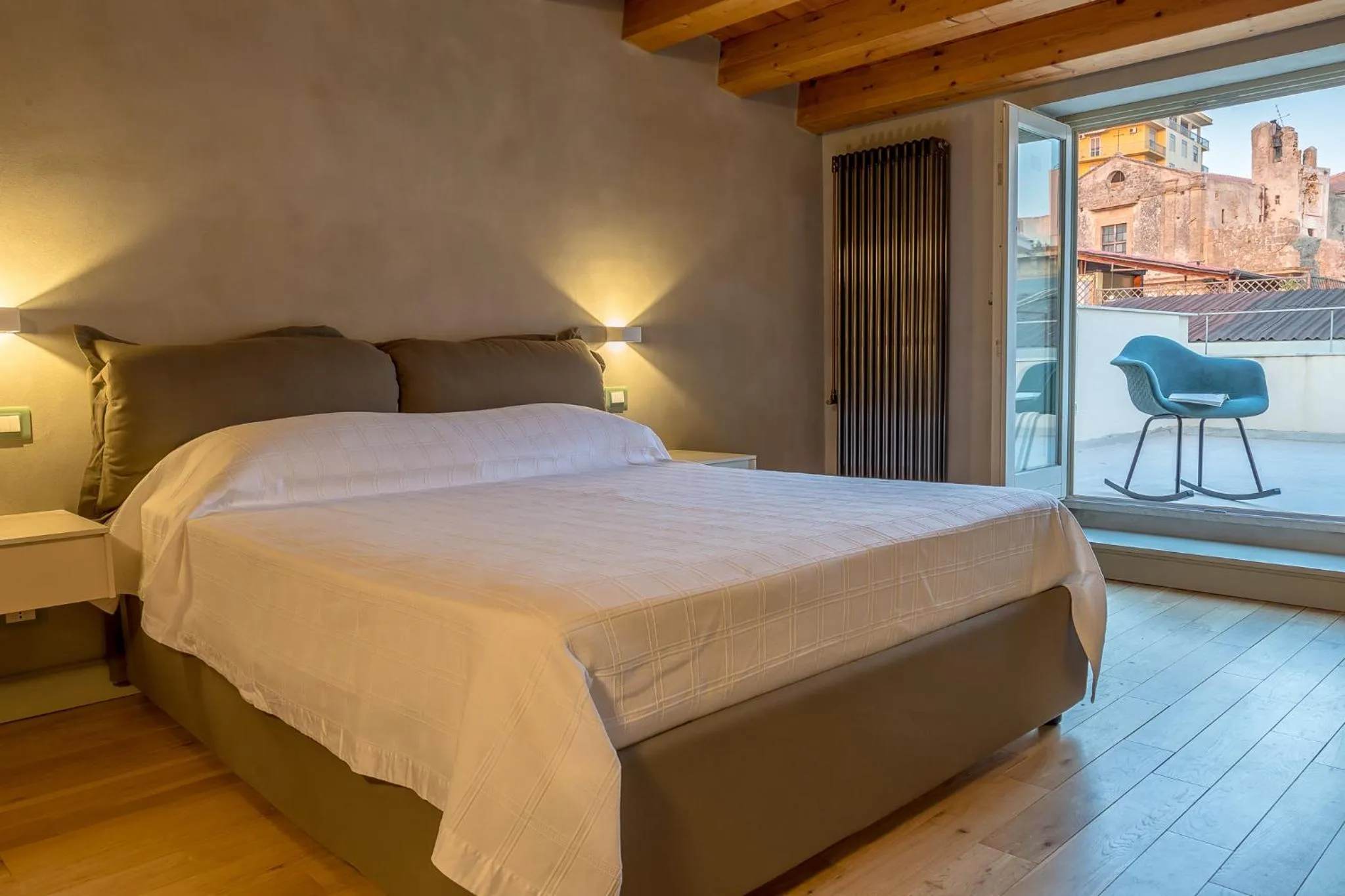 Balcony/Terrace, Bed in Cantine De Gregorio Suites