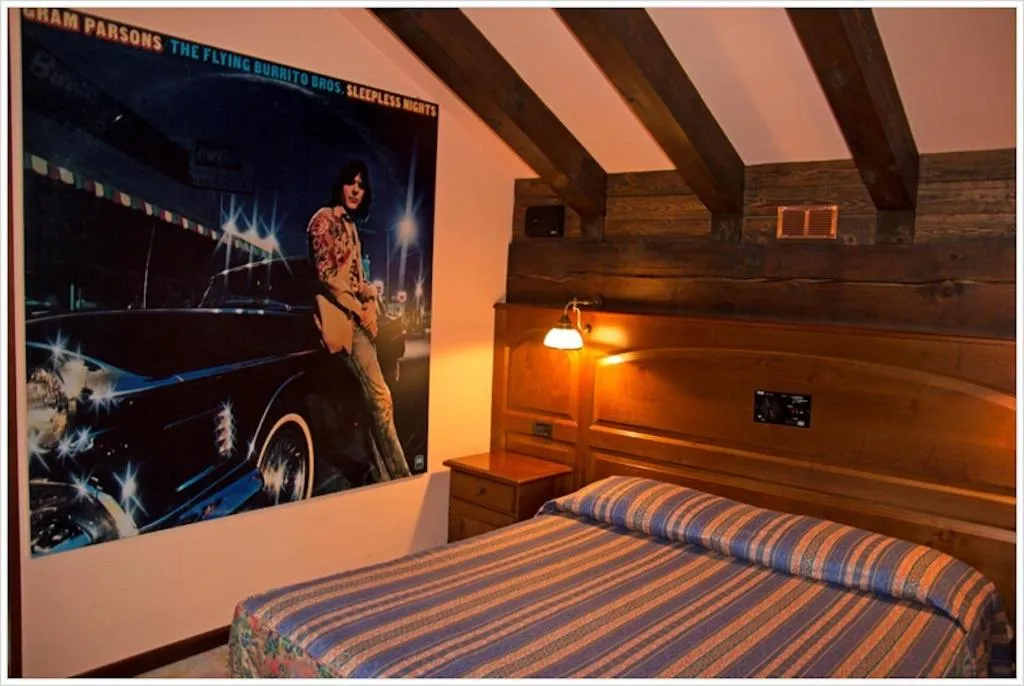 Decorative detail, Bed in Hotel California