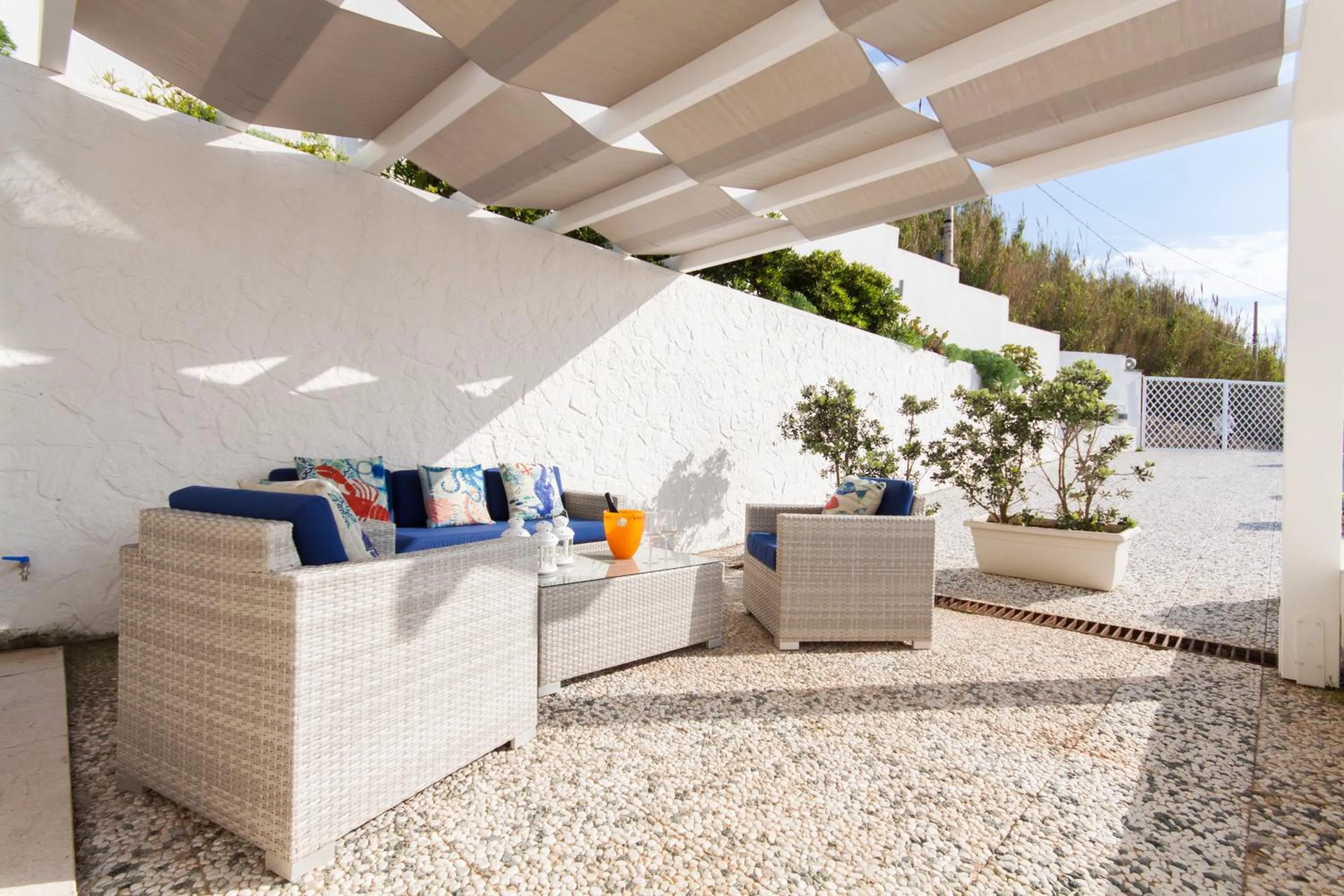 Patio in Amira Beach Villa by Le Dhome Sicily