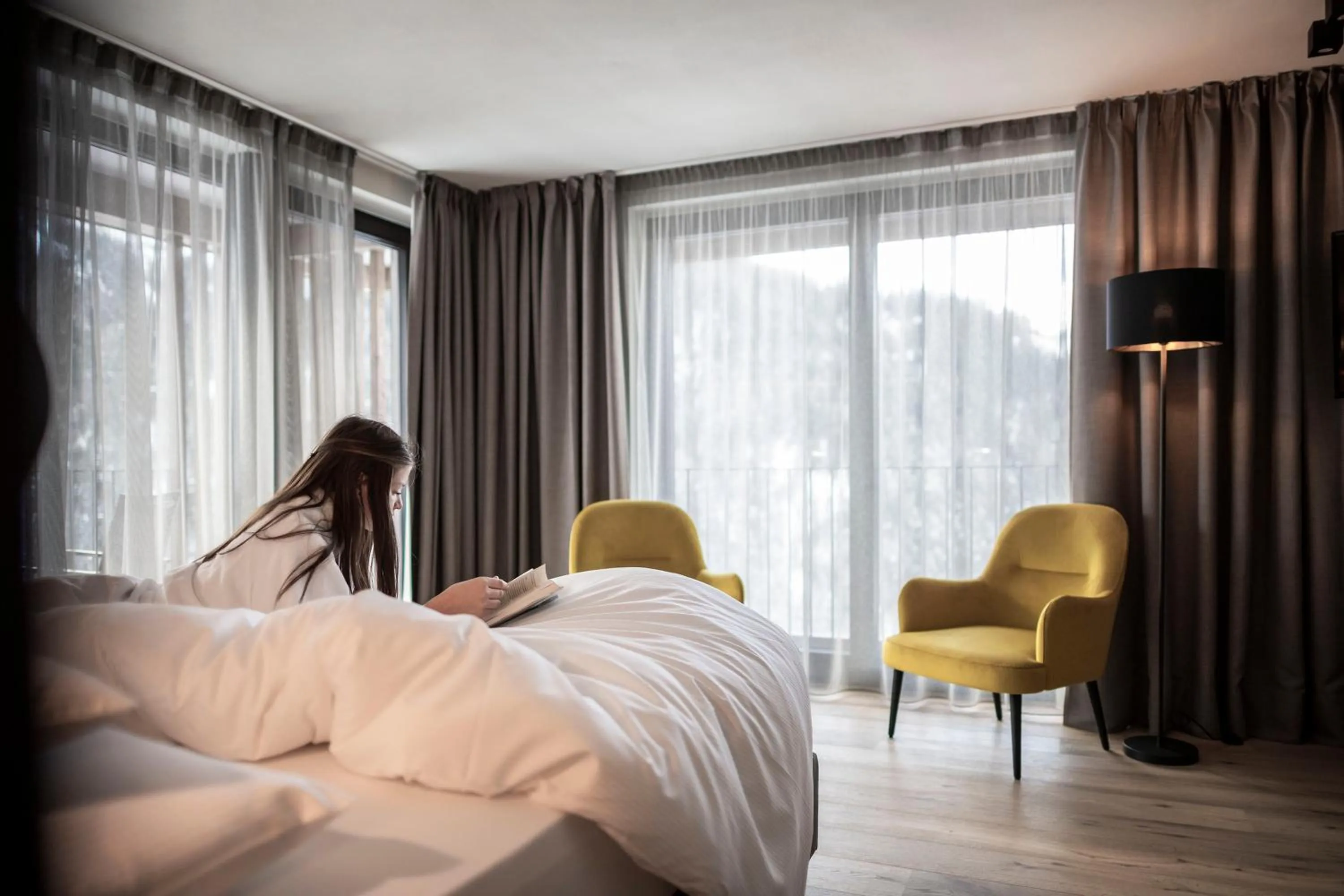 Bedroom, Bed in Plan Murin - Authentic Dolomites Hotel