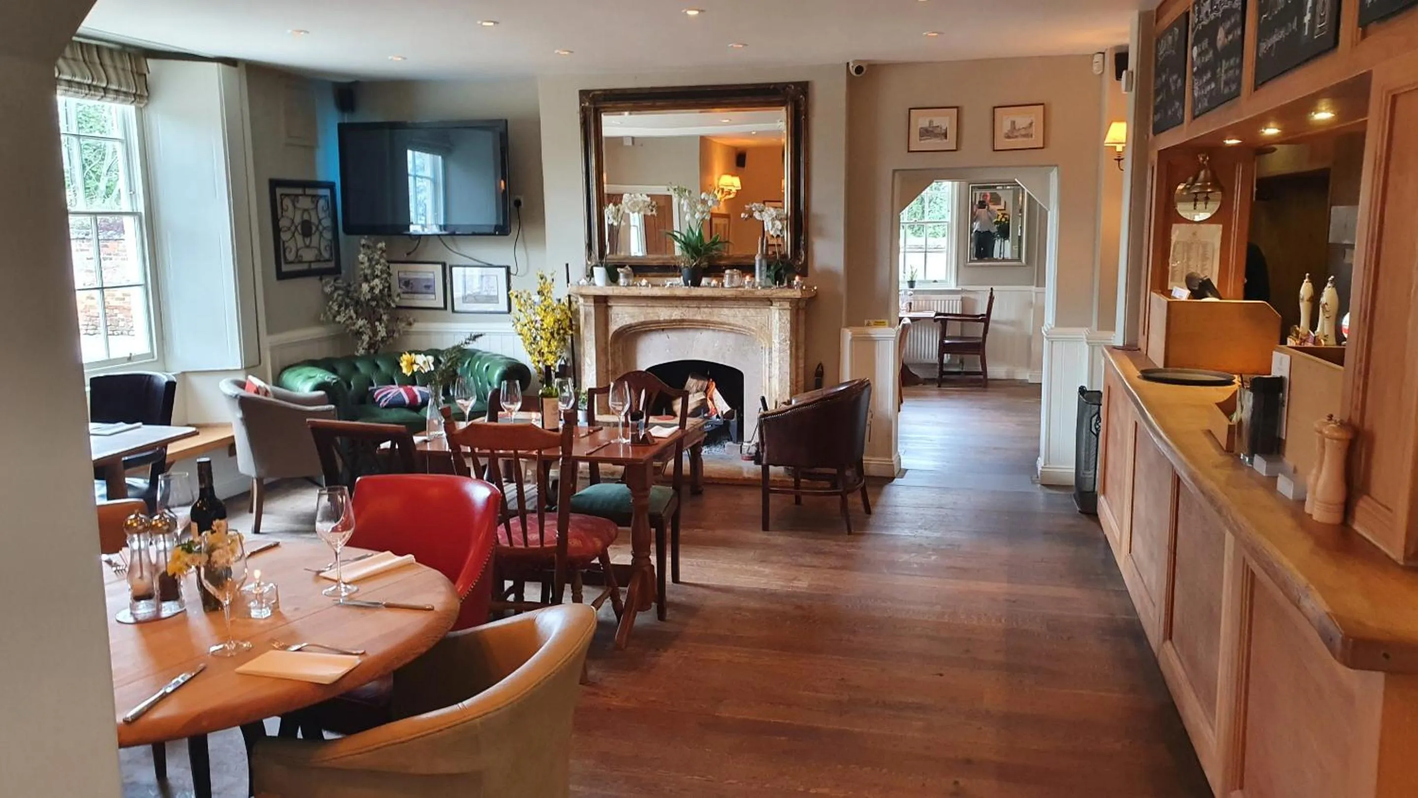 Dining area in The Bedingfeld Arms