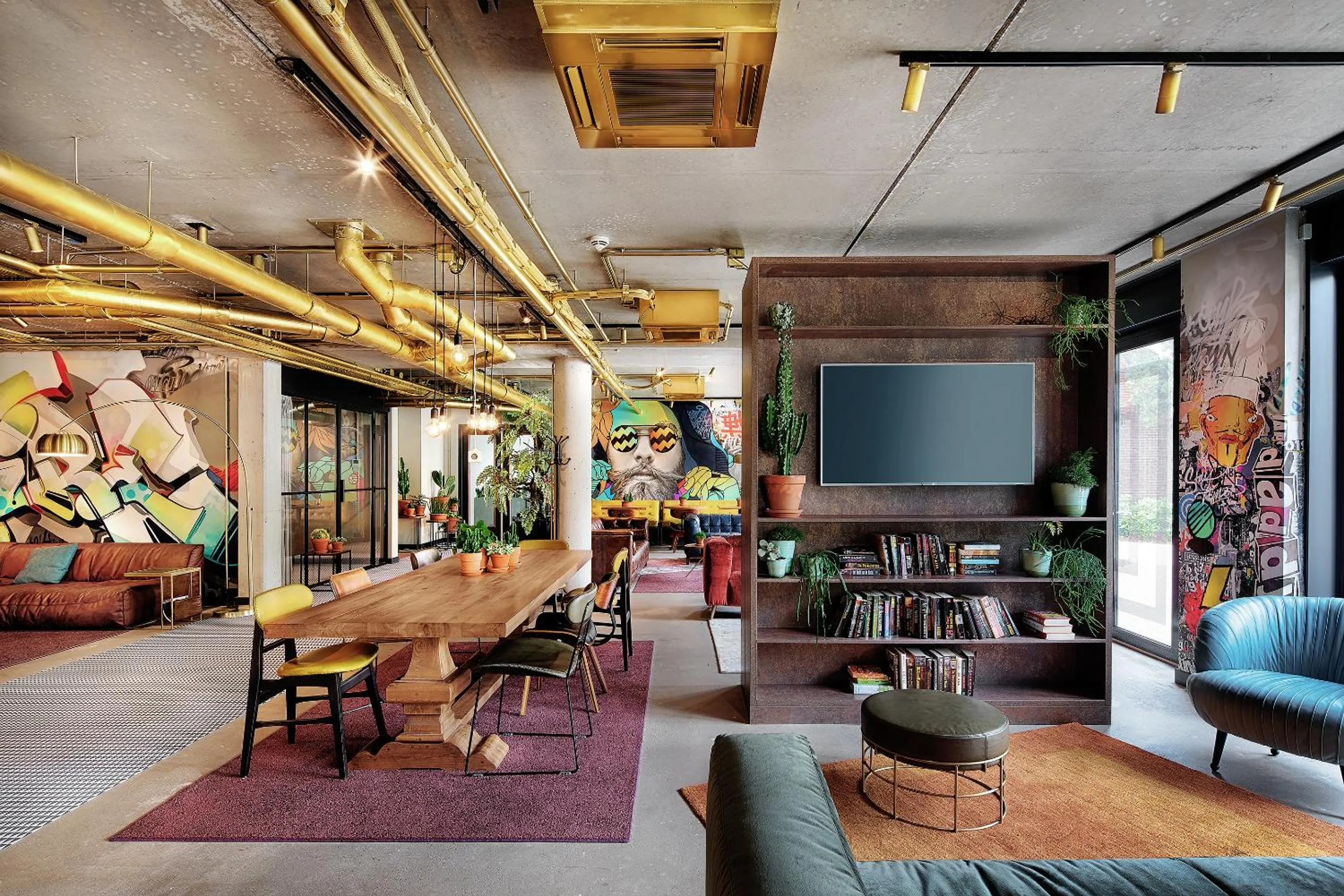 Lobby or reception in Hotel the Match