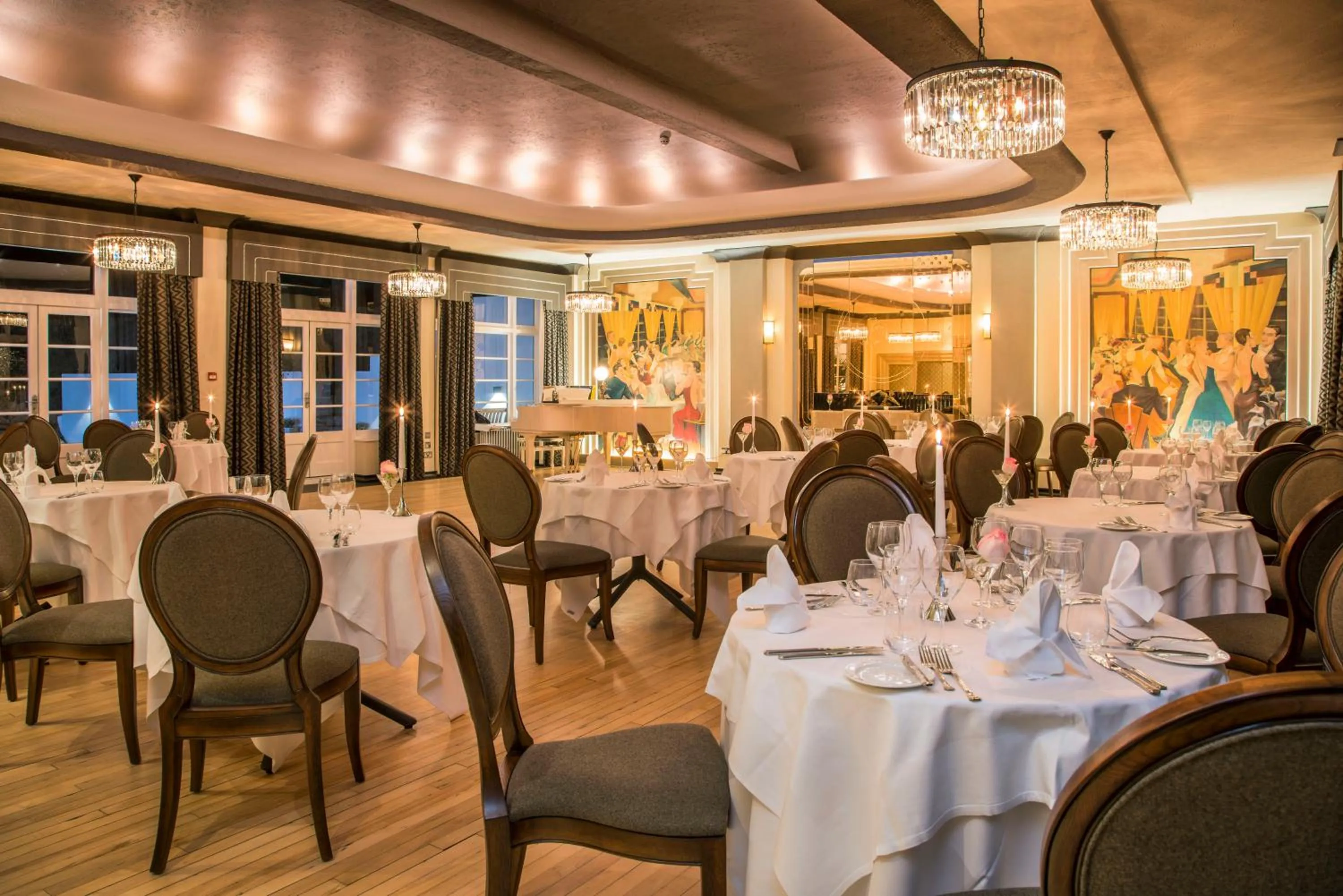 Restaurant/places to eat in Burgh Island Hotel