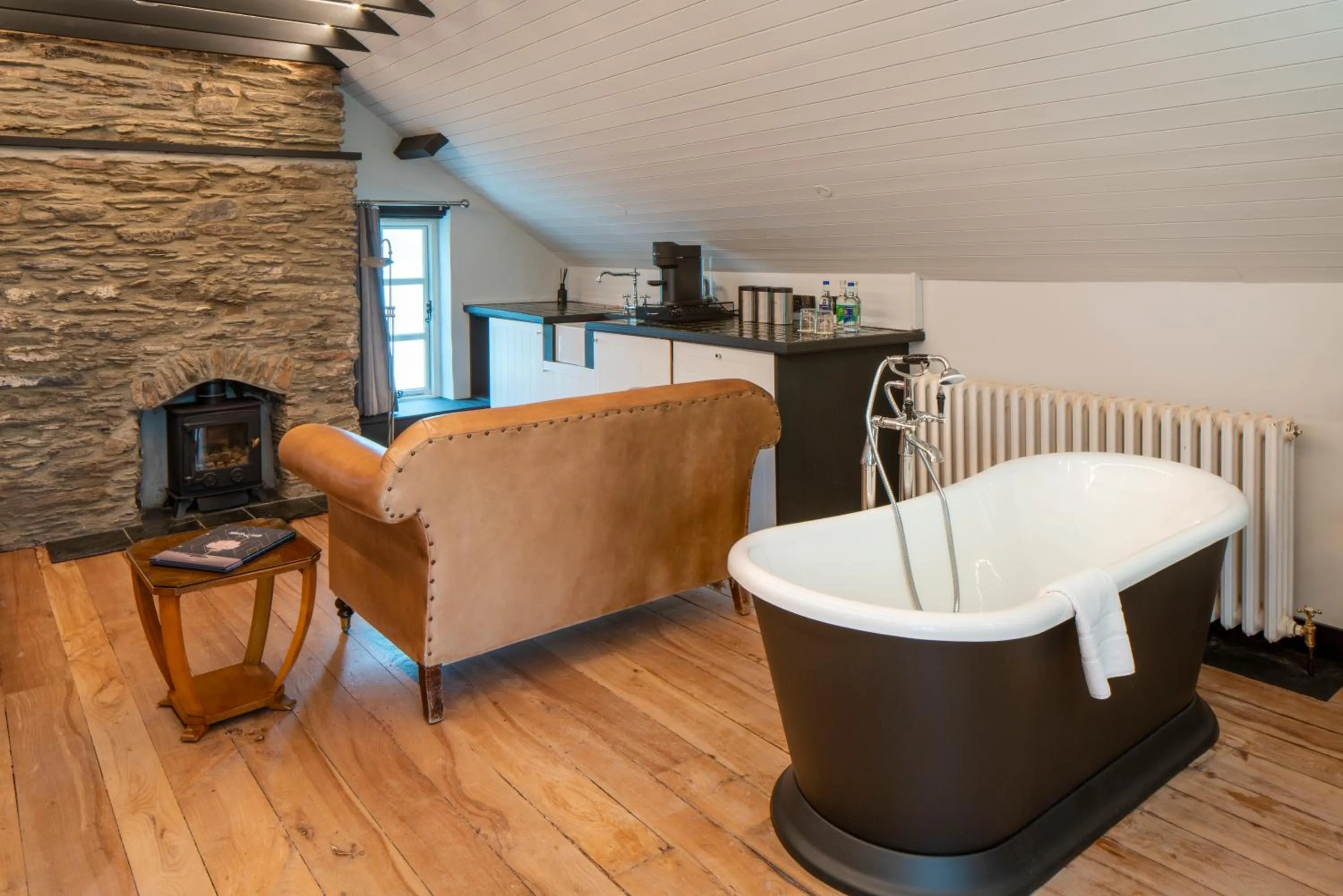 Bathroom in Burgh Island Hotel