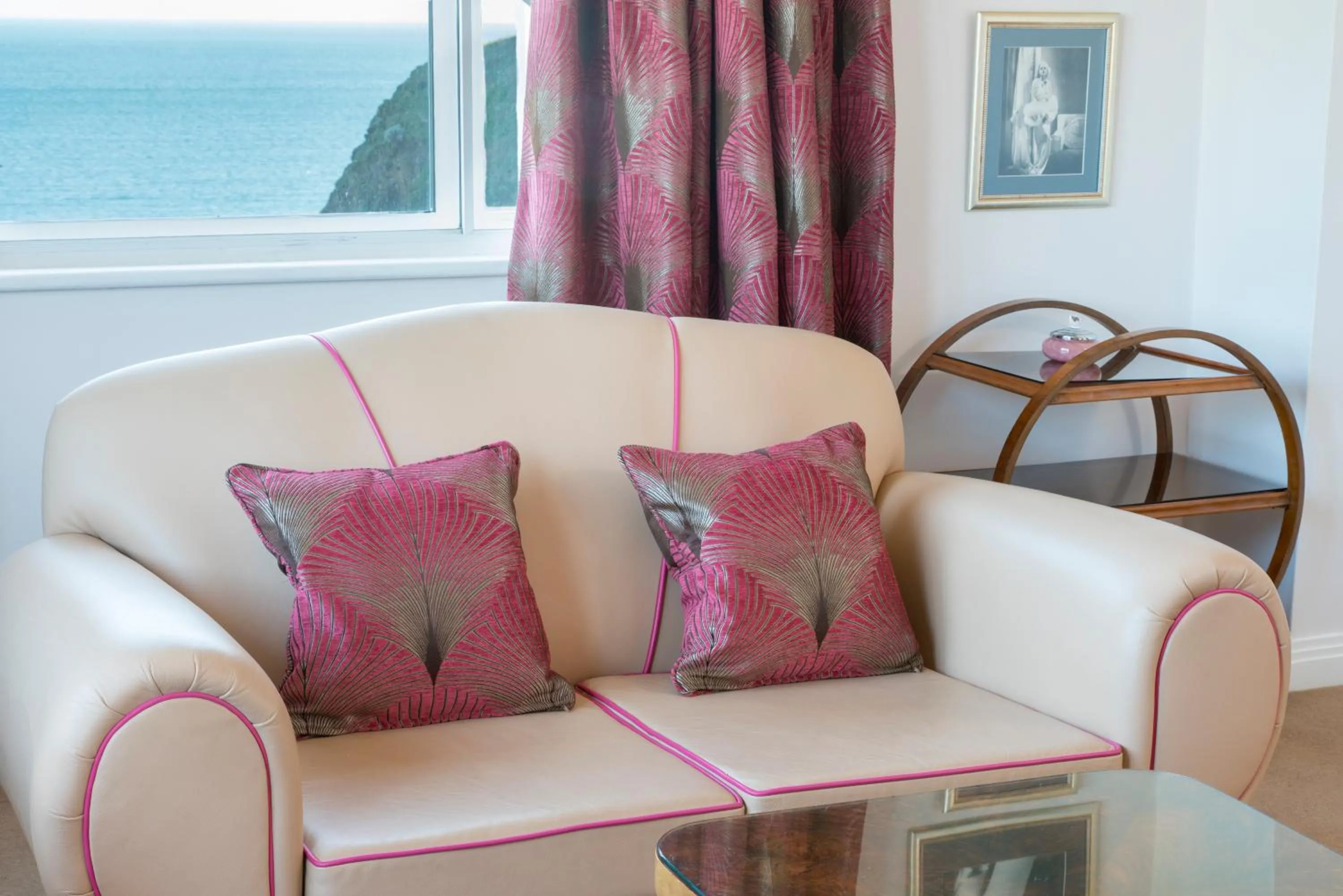 Natural landscape in Burgh Island Hotel