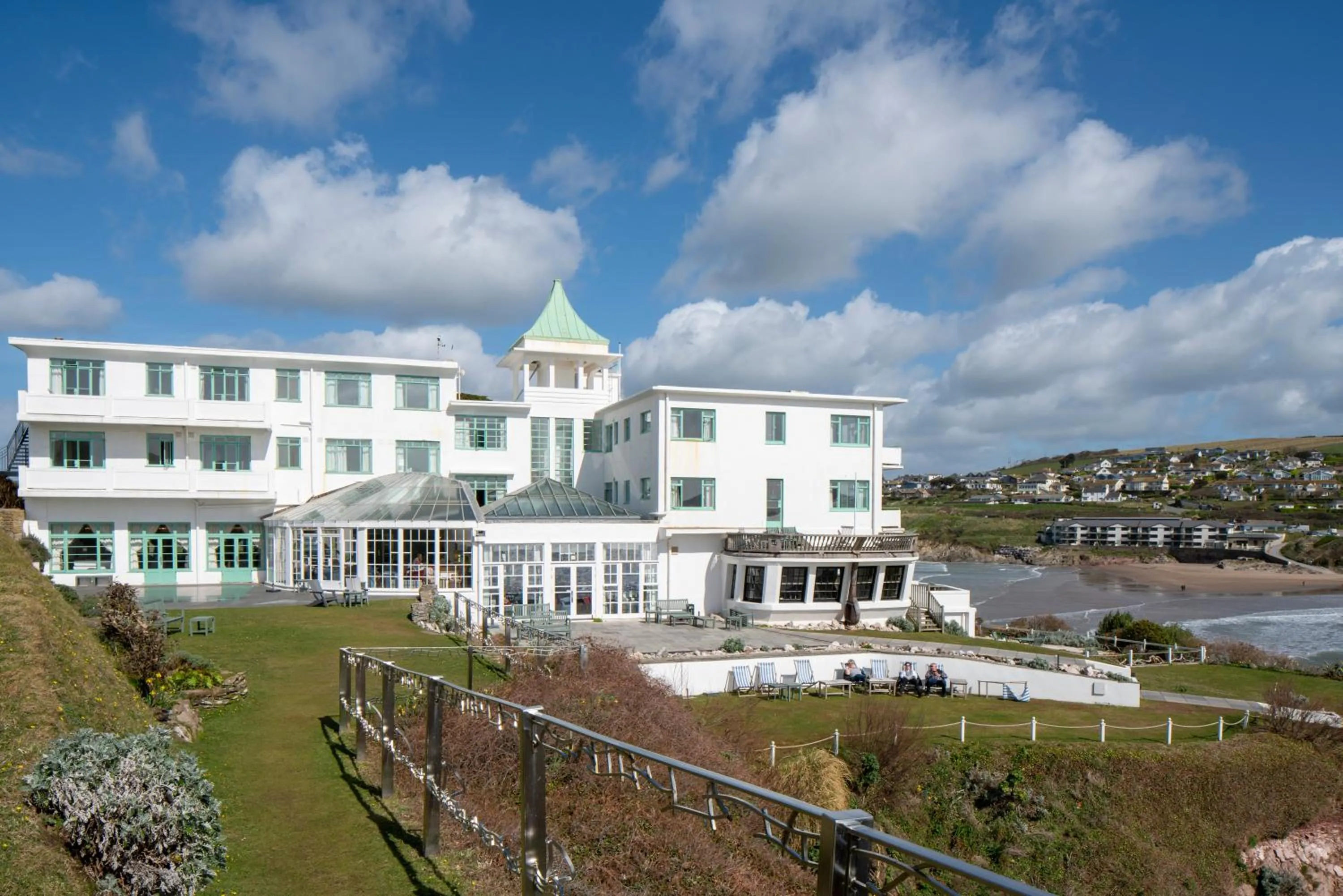Property building in Burgh Island Hotel