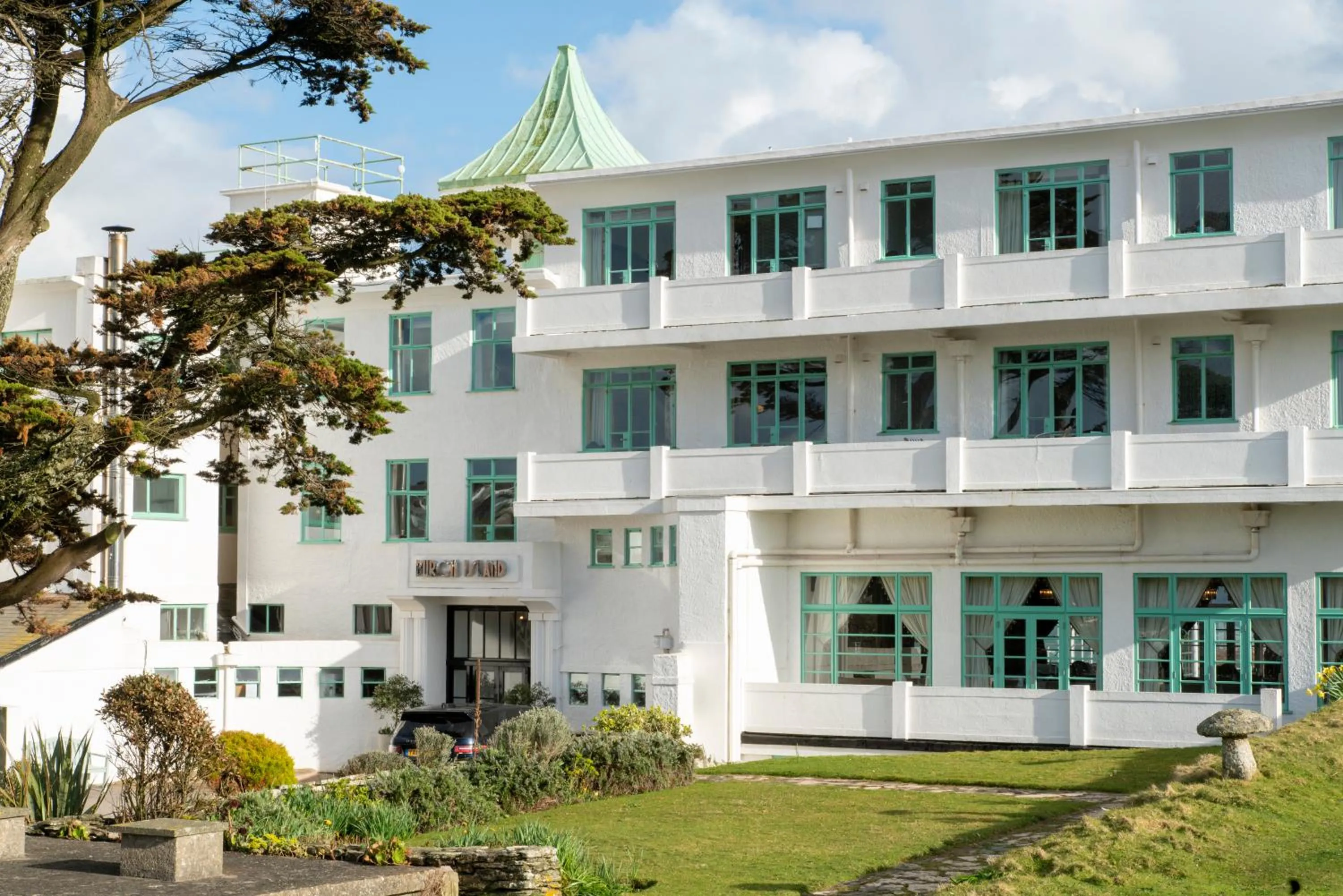 Property building in Burgh Island Hotel