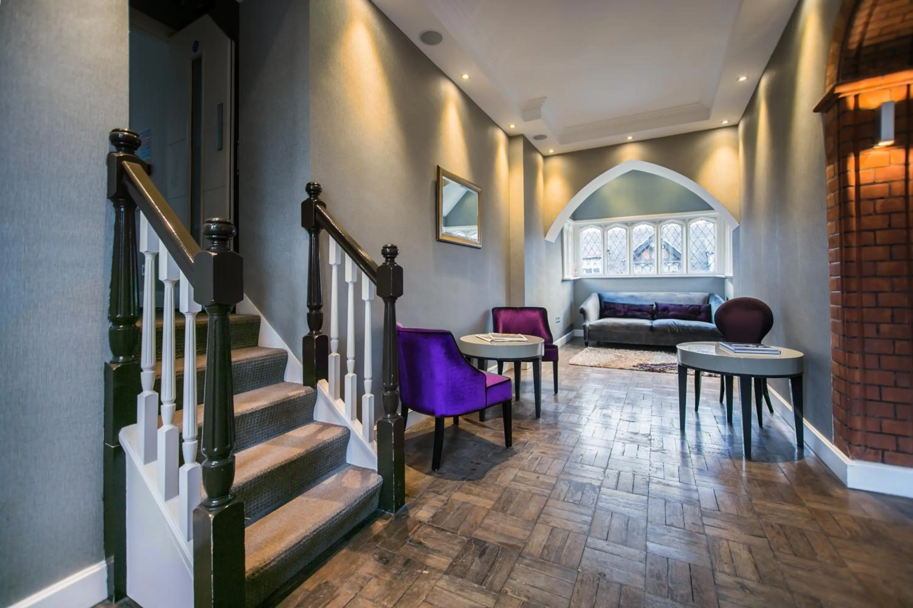 Seating area in The Pillar Hotel