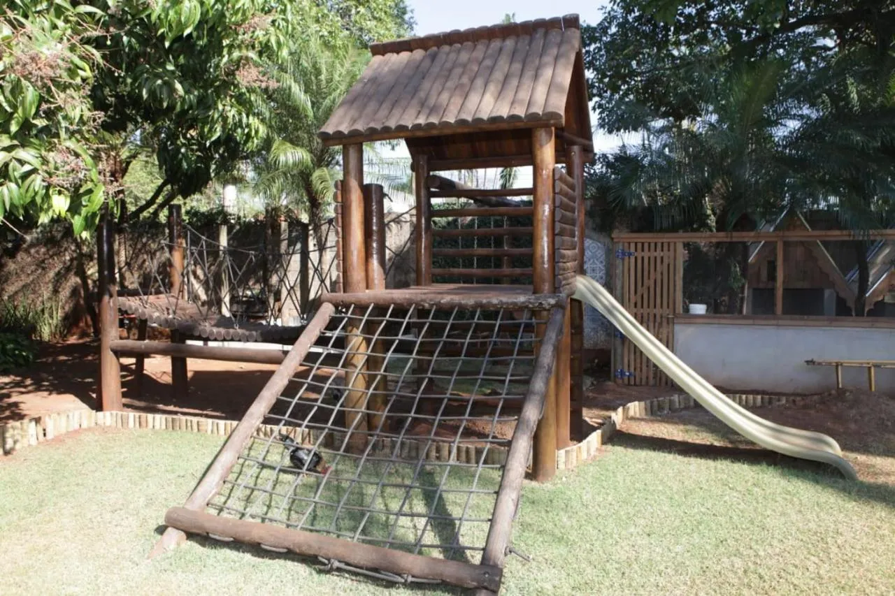Children play ground in Hotel Pousada Chalé das Flores