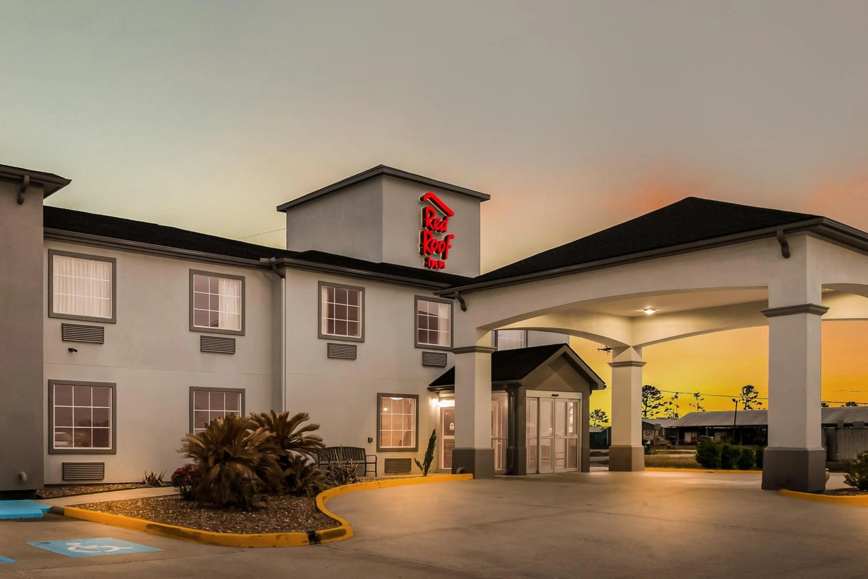 Property building in Red Roof Inn & Suites Lake Charles
