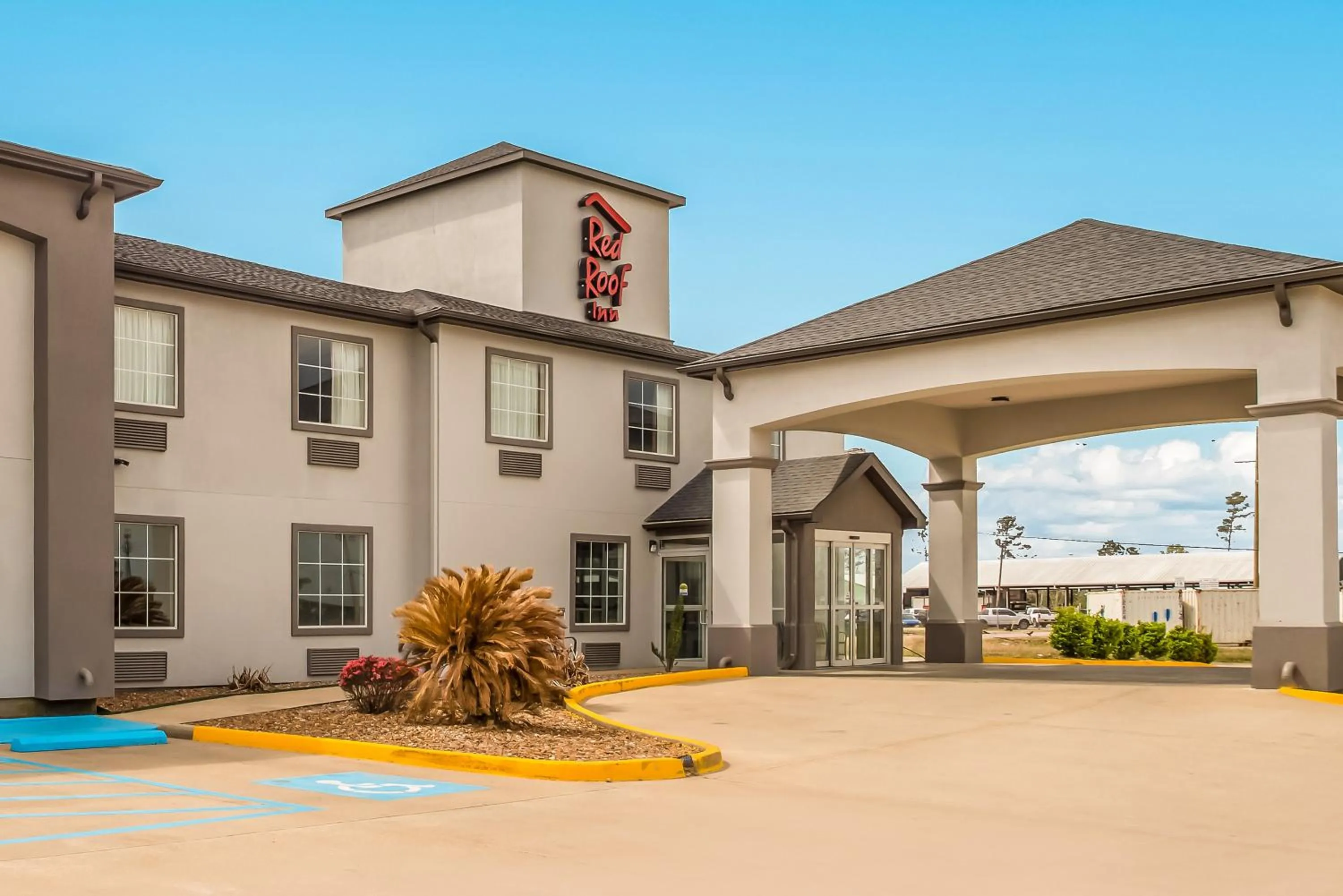Property building in Red Roof Inn & Suites Lake Charles