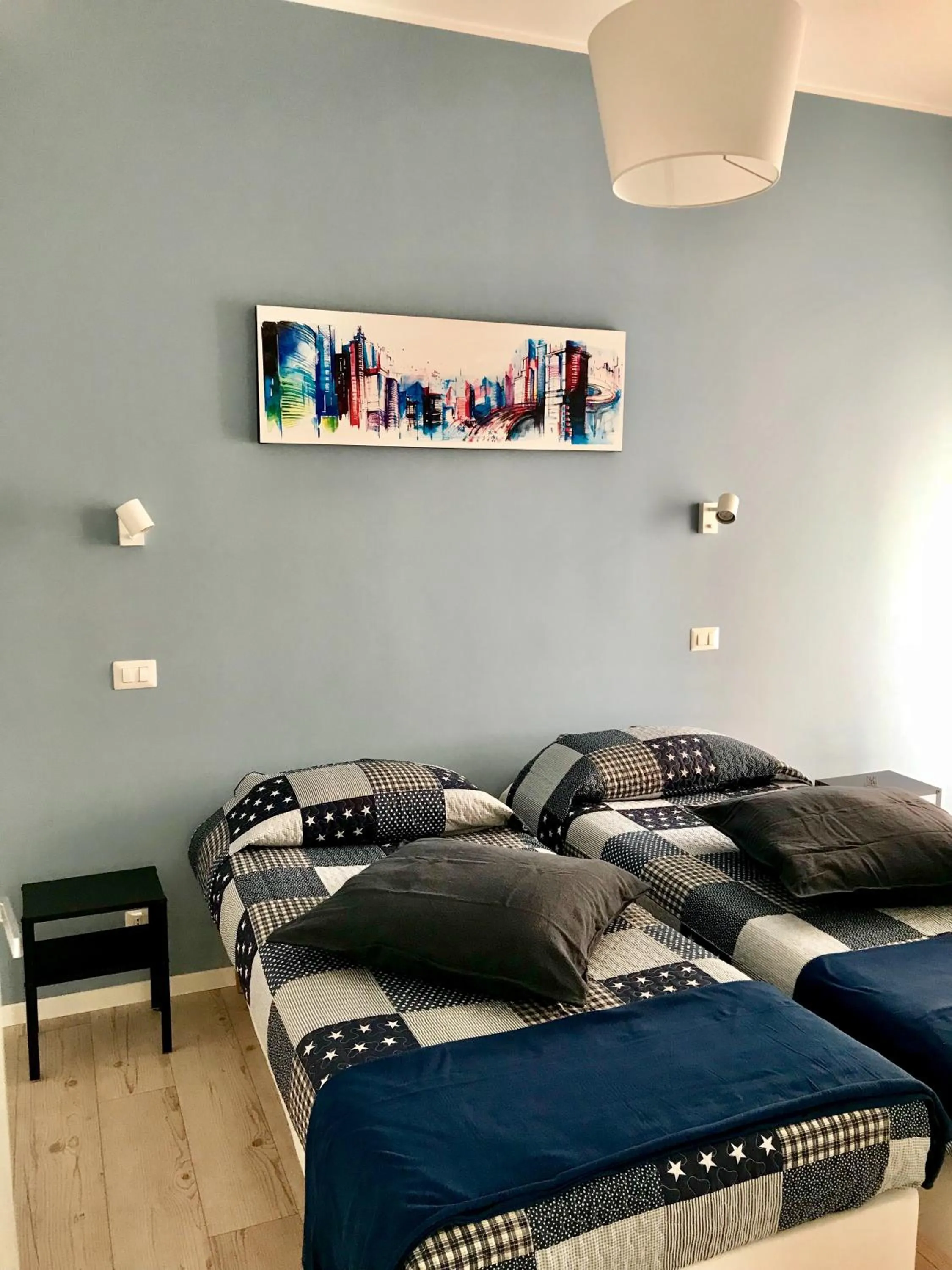 Bed in AzzurRomare Flat apartment