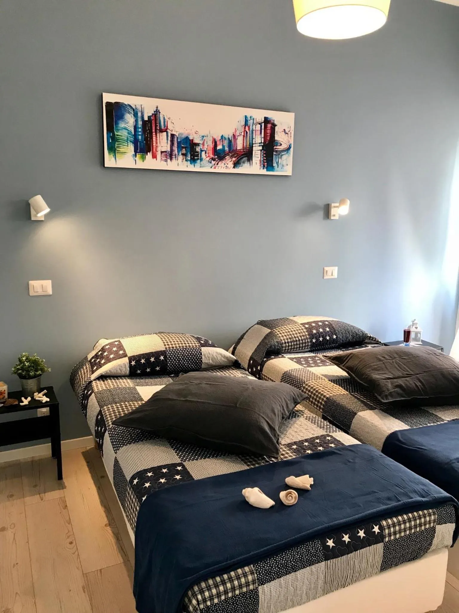 Bed in AzzurRomare Flat apartment