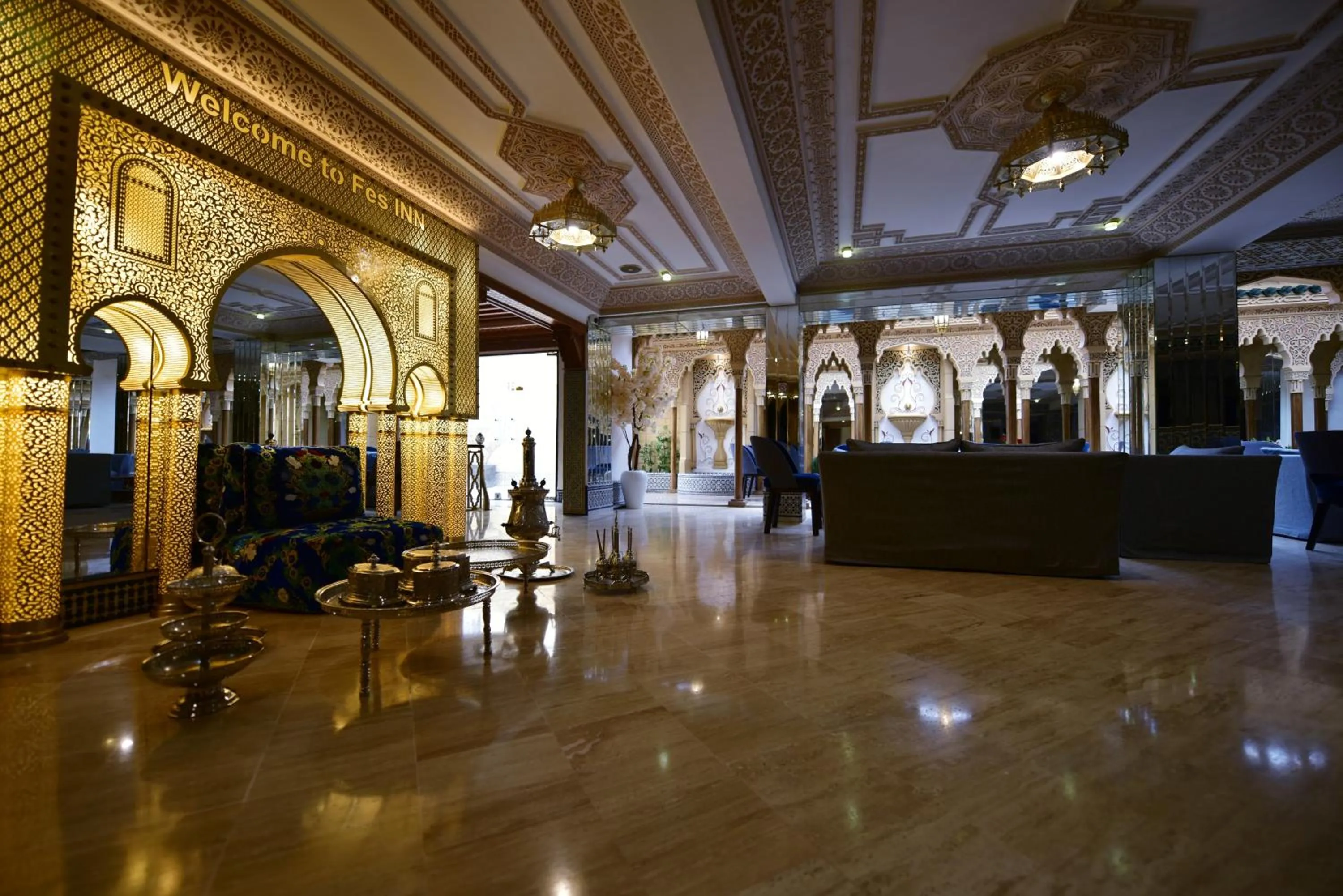Lobby or reception in Hôtel Fès Inn & SPA
