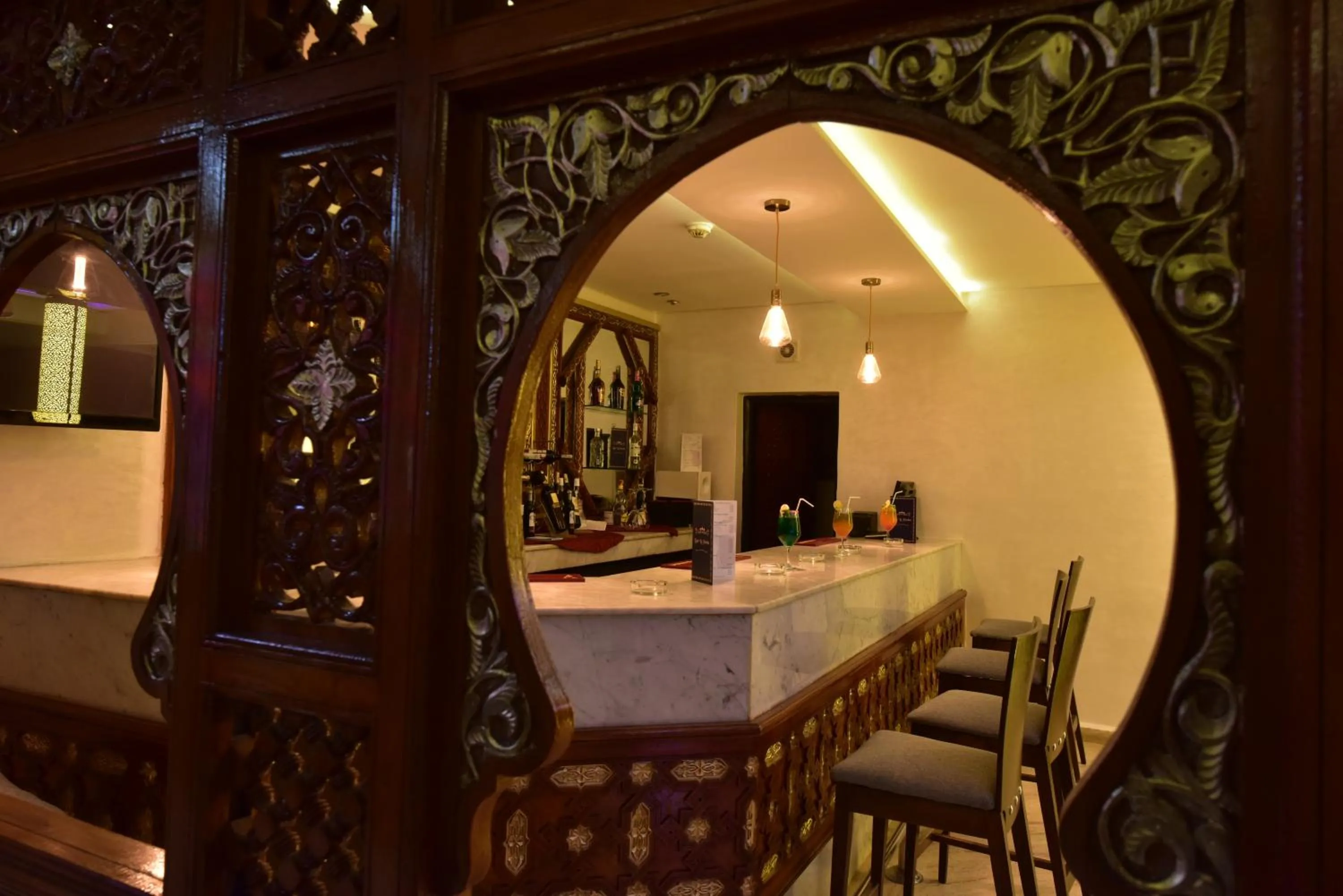 Lounge or bar in Hôtel Fès Inn & SPA