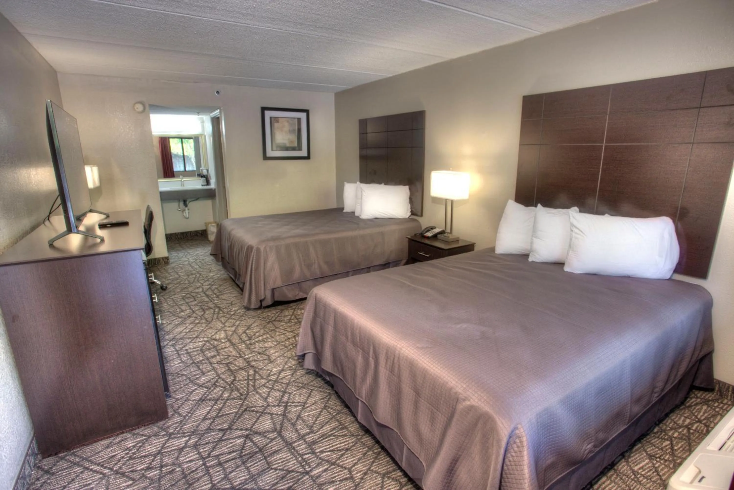Photo of the whole room, Bed in Budgetel Inn and Suites Plus Helen