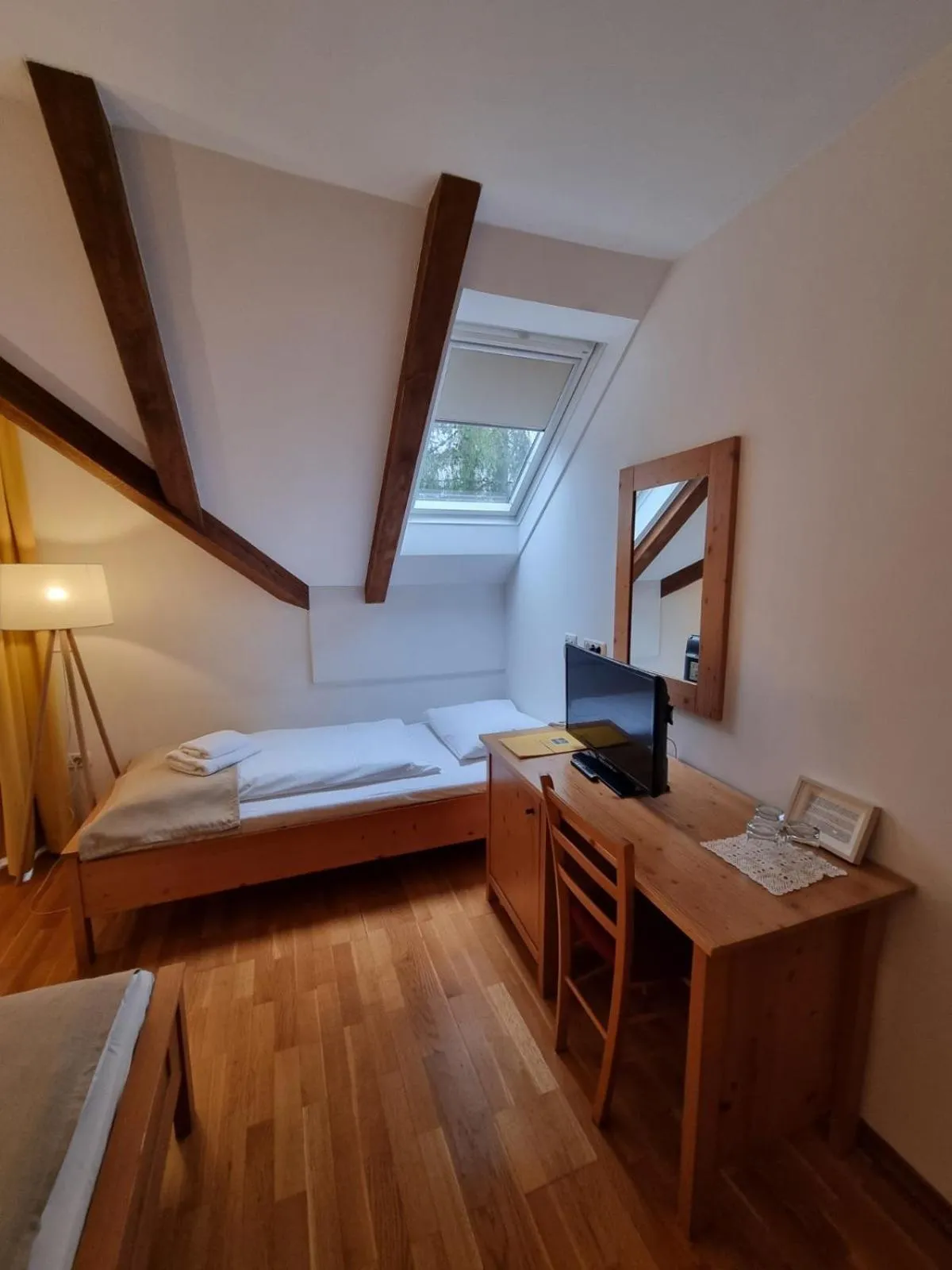 Bed in Art Hotel Kristal