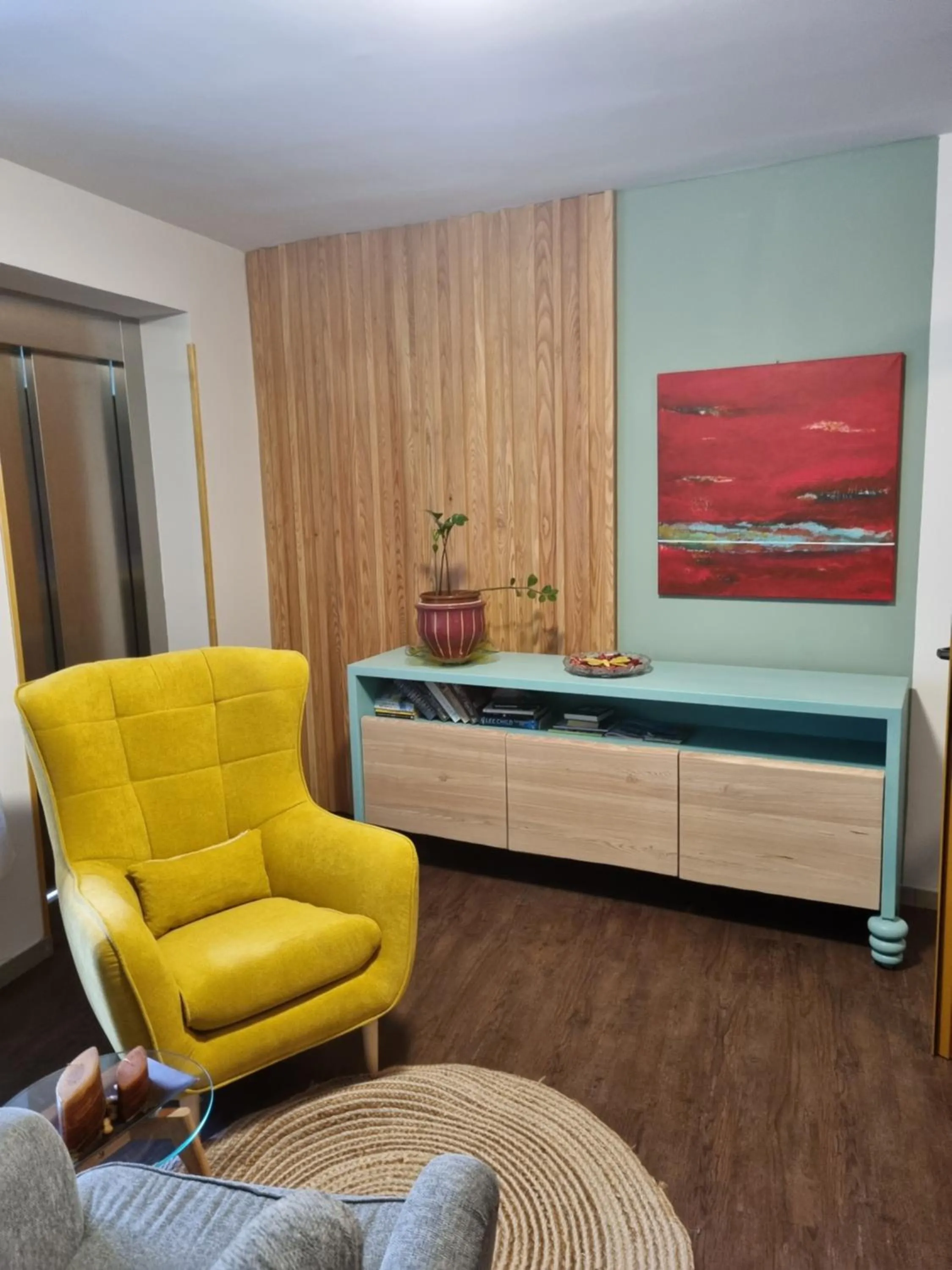 Seating area in Art Hotel Kristal