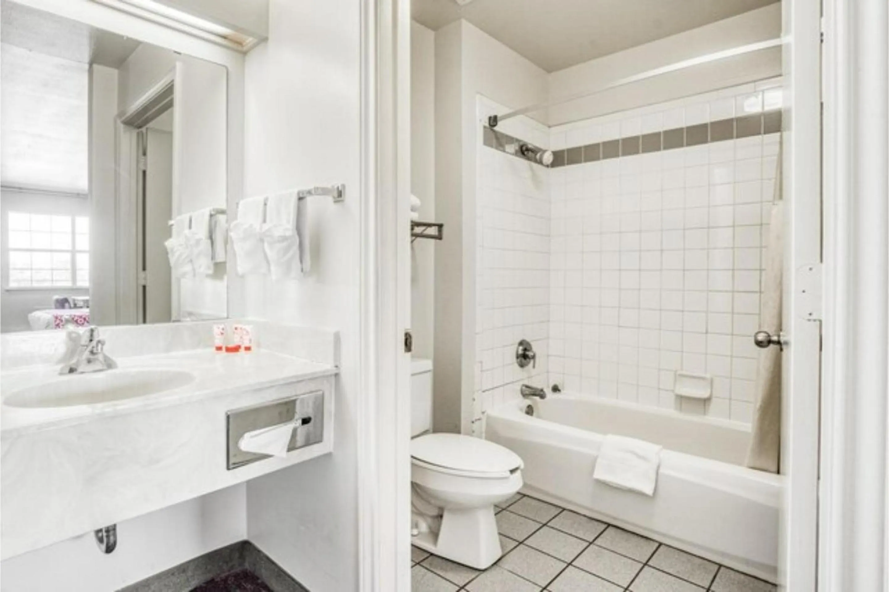 Bathroom in OYO Hotel Wichita Falls I-44 Sheppard Airforce