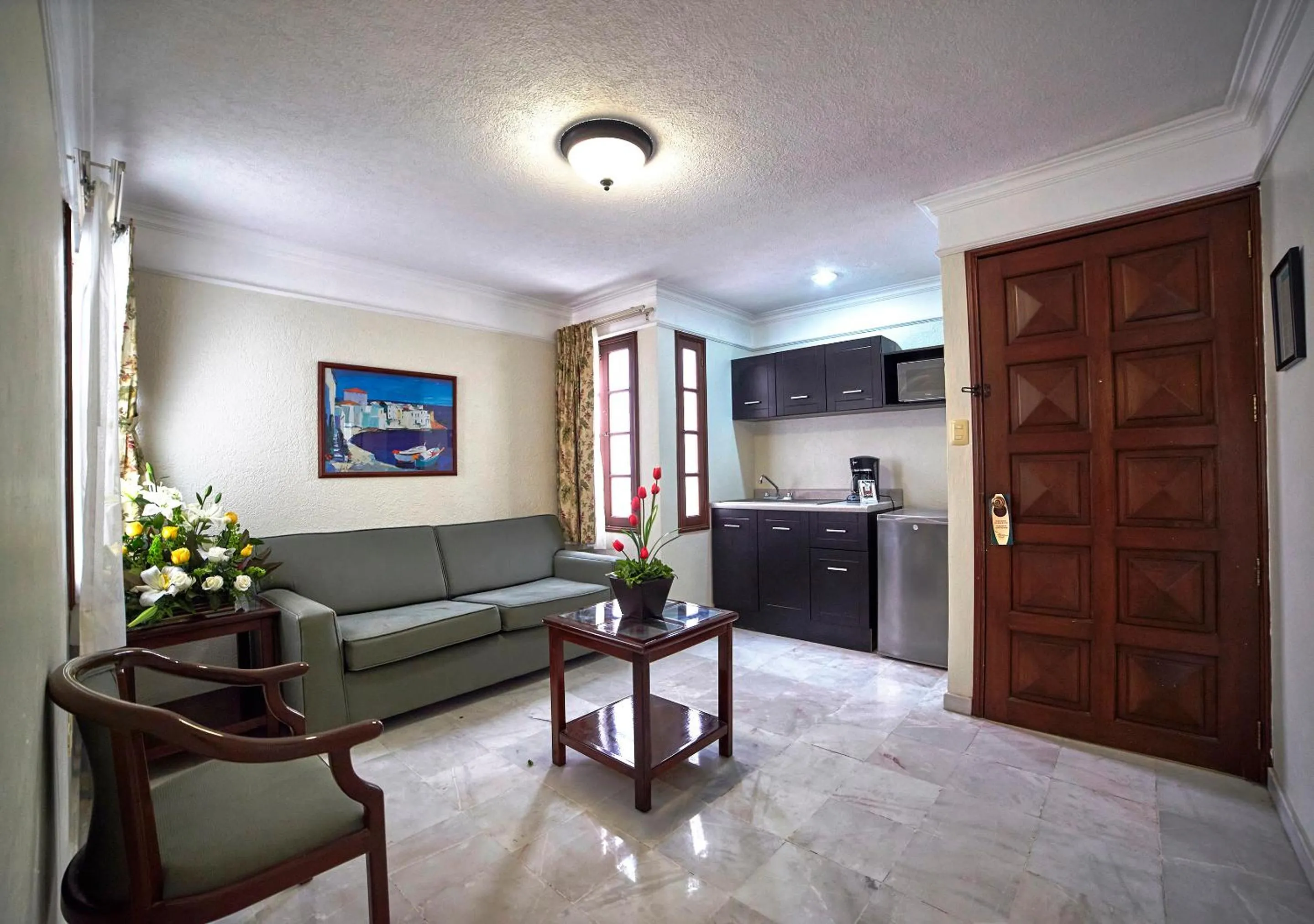 Living room in Hotel Francis Drake