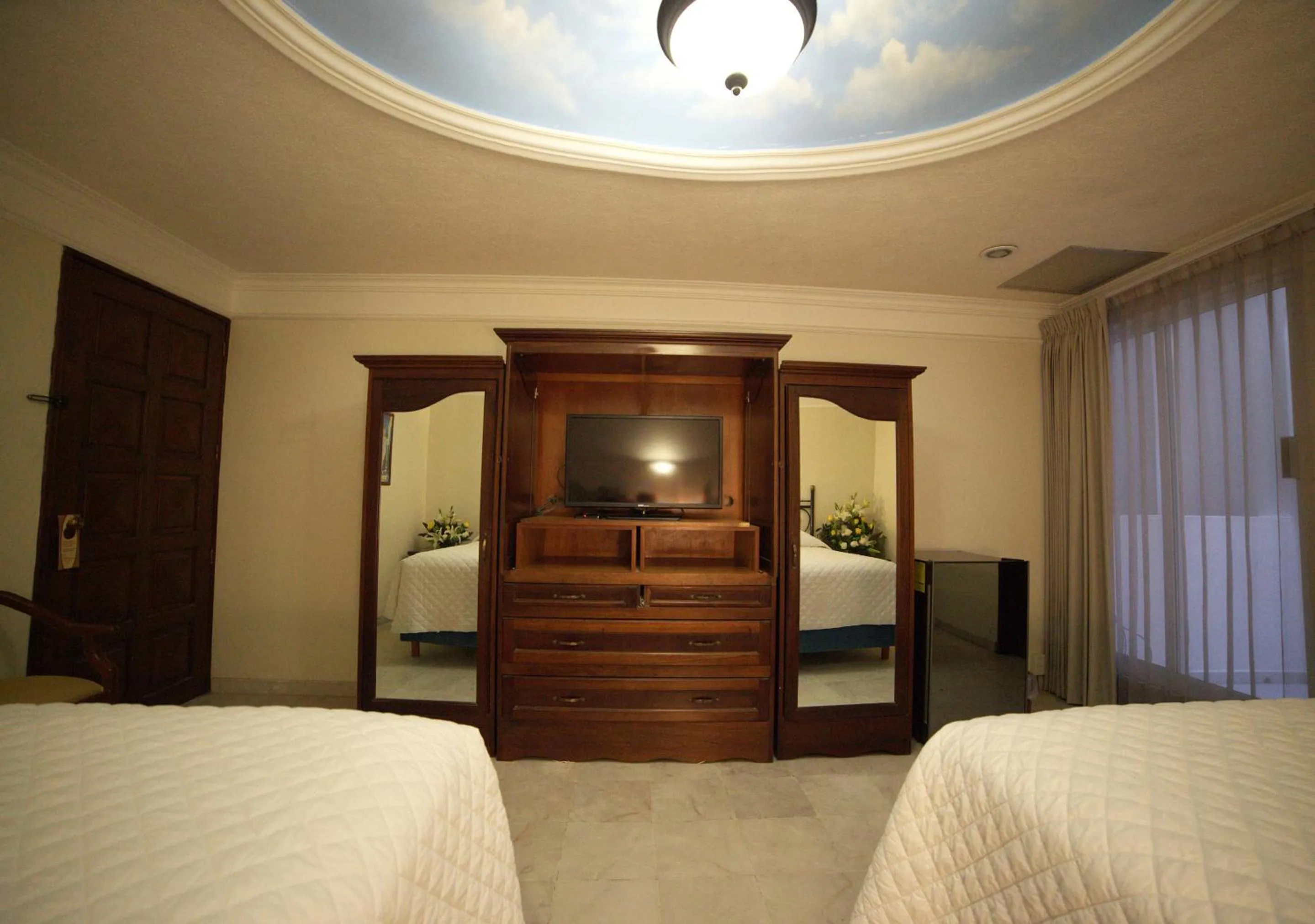 Bed in Hotel Francis Drake