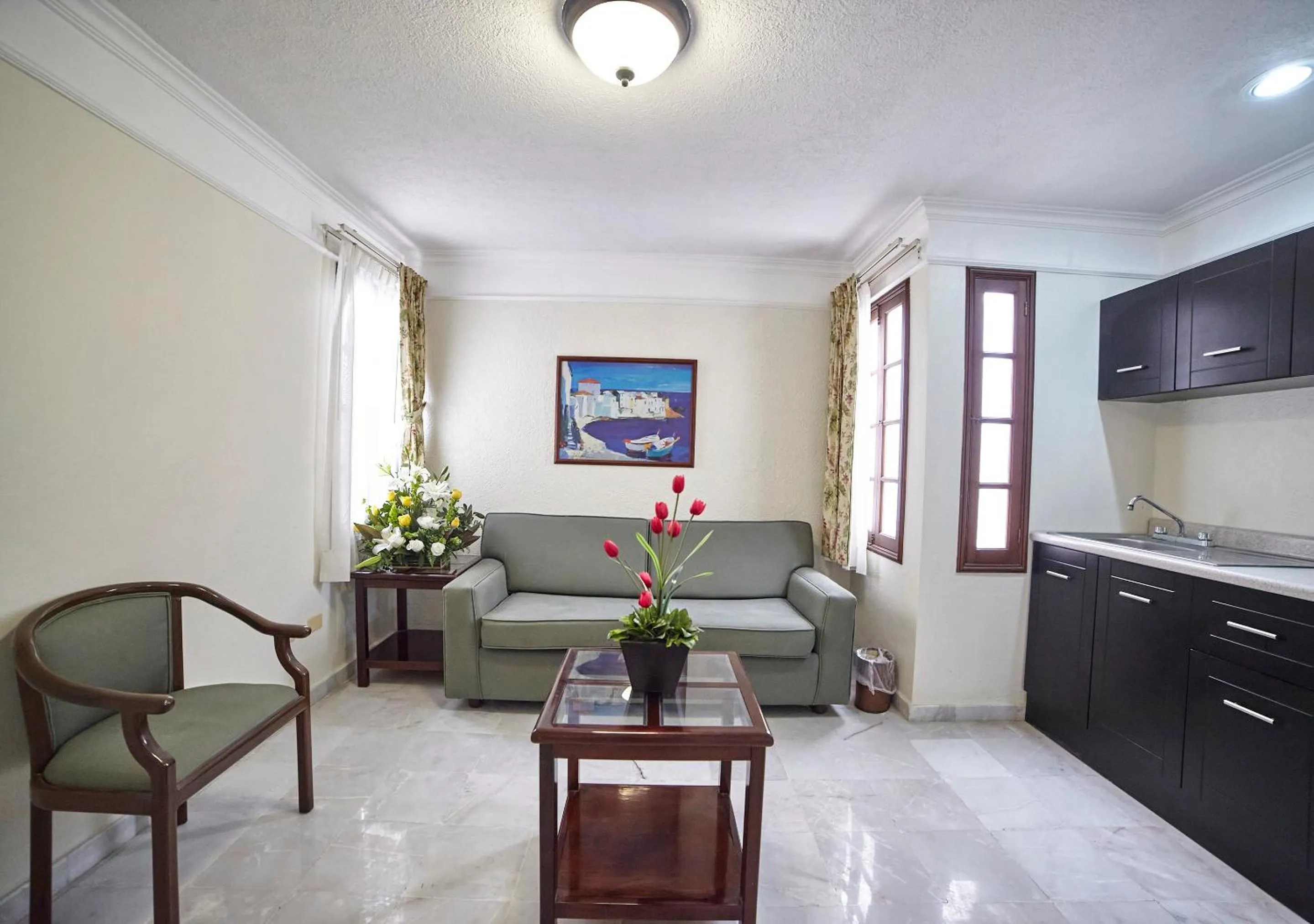 Living room in Hotel Francis Drake